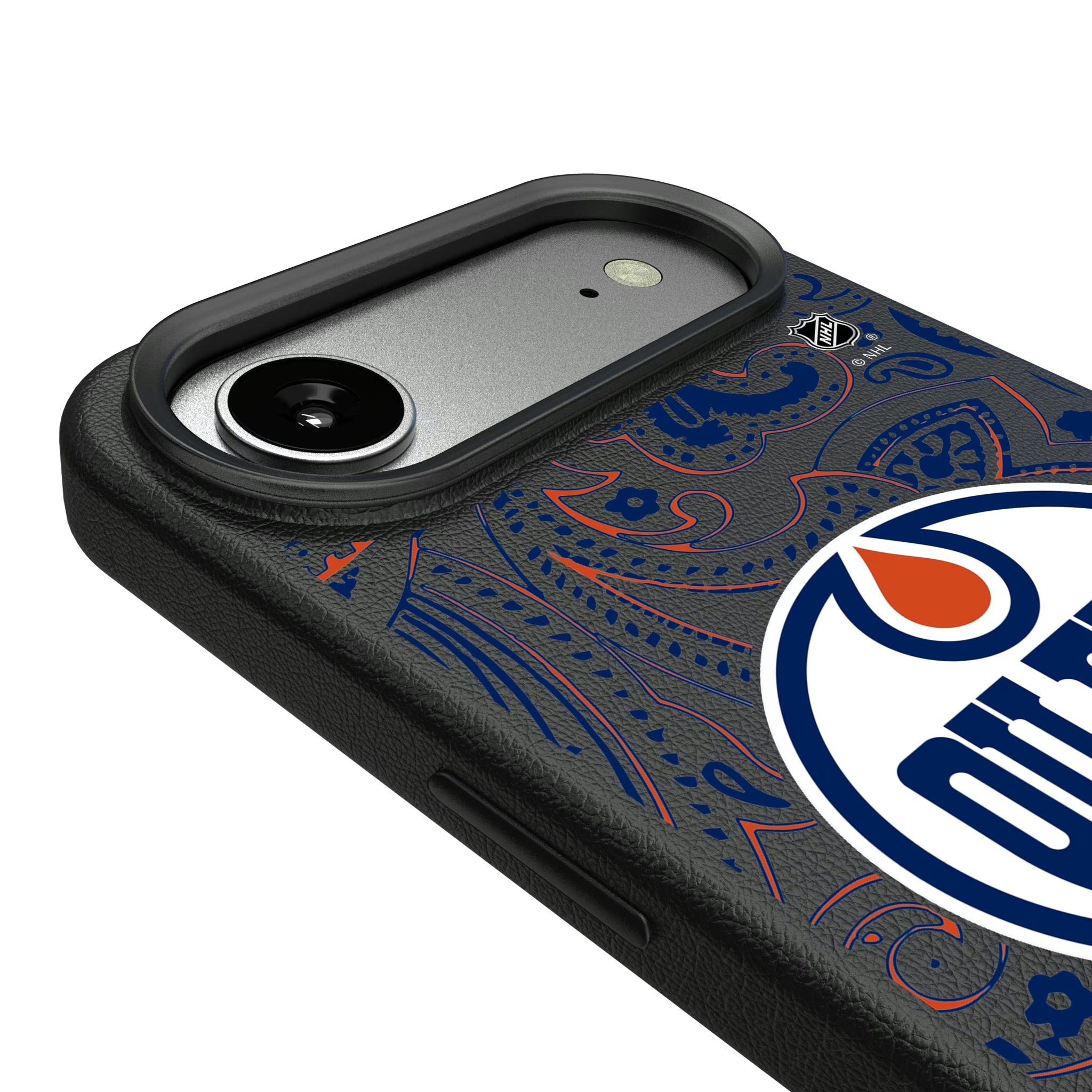 Edmonton Oilers Paisley iPhone MagSafe Compatible Phone Case for Apple iPhone - Detail#Device_iPhone Air