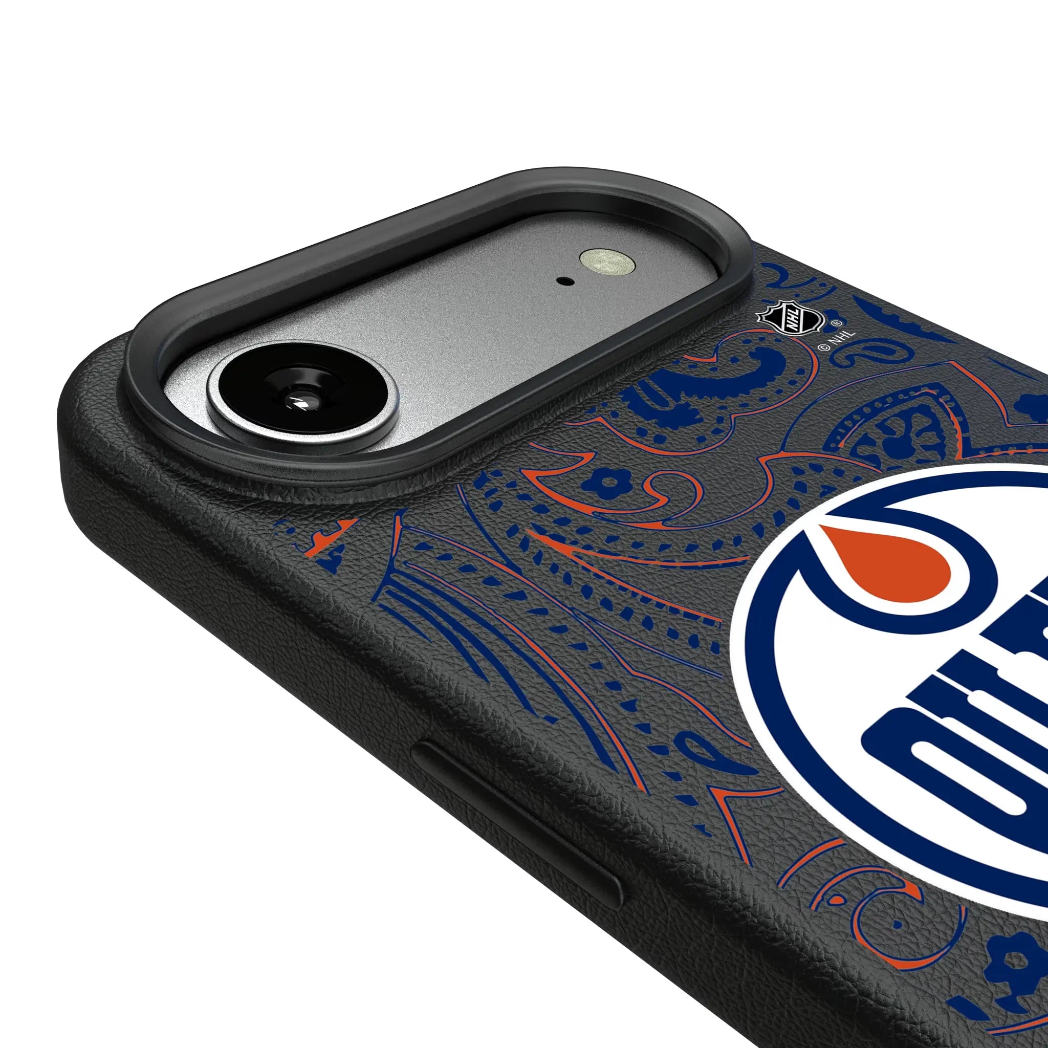Edmonton Oilers Paisley iPhone MagSafe Compatible Phone Case for Apple iPhone - Detail#Device_iPhone Air