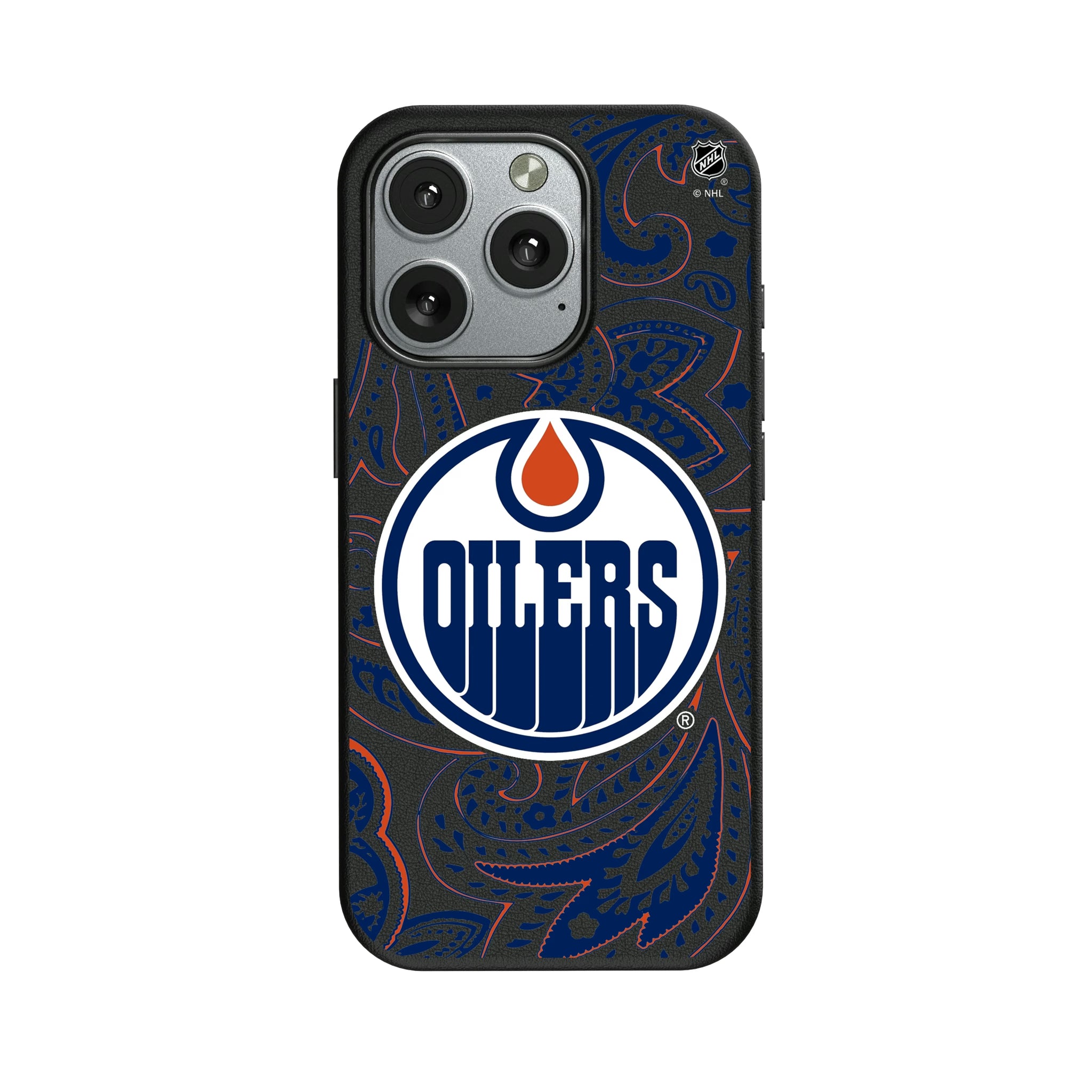 Edmonton Oilers Paisley iPhone MagSafe Compatible Phone Case for Apple iPhone