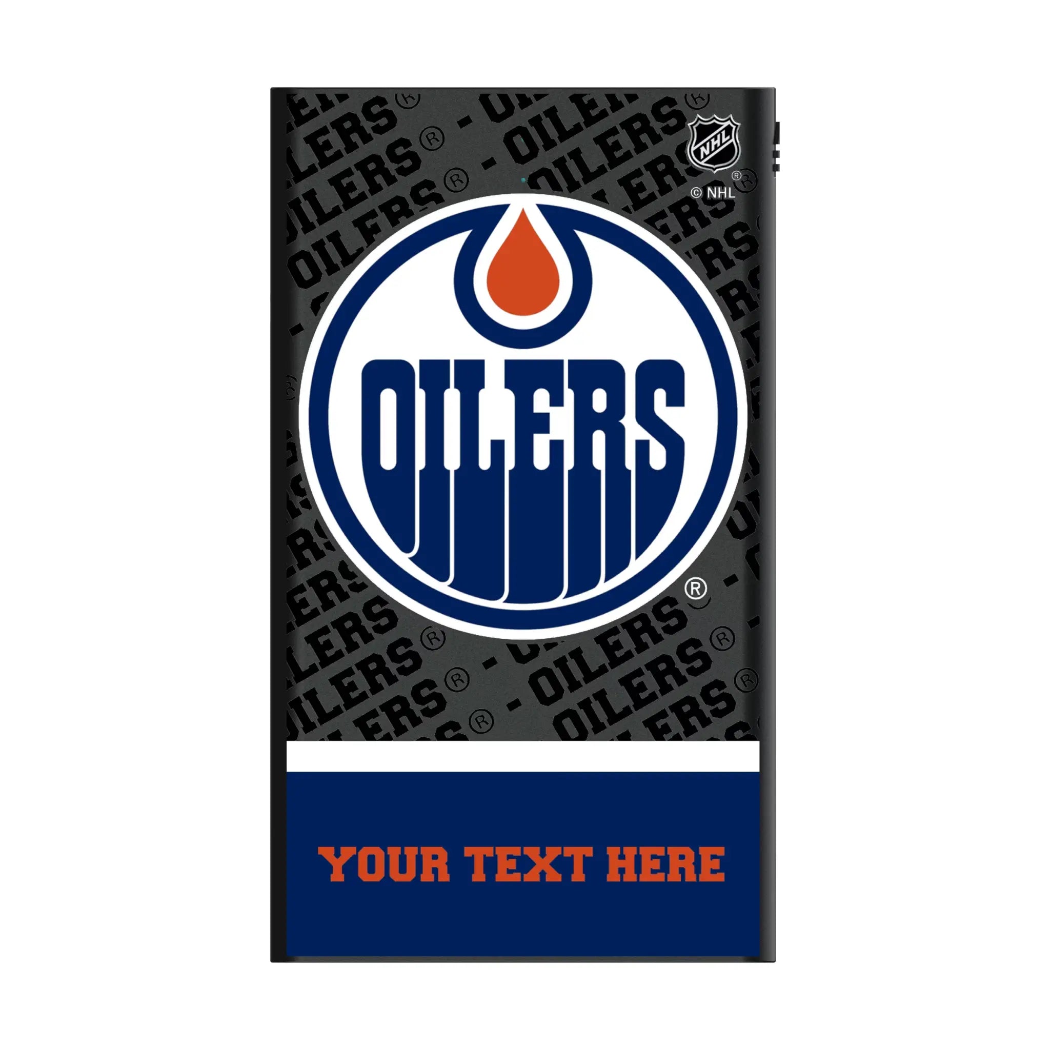 Edmonton Oilers Personalized EndZone Plus 5000mAh Flat Power Bank