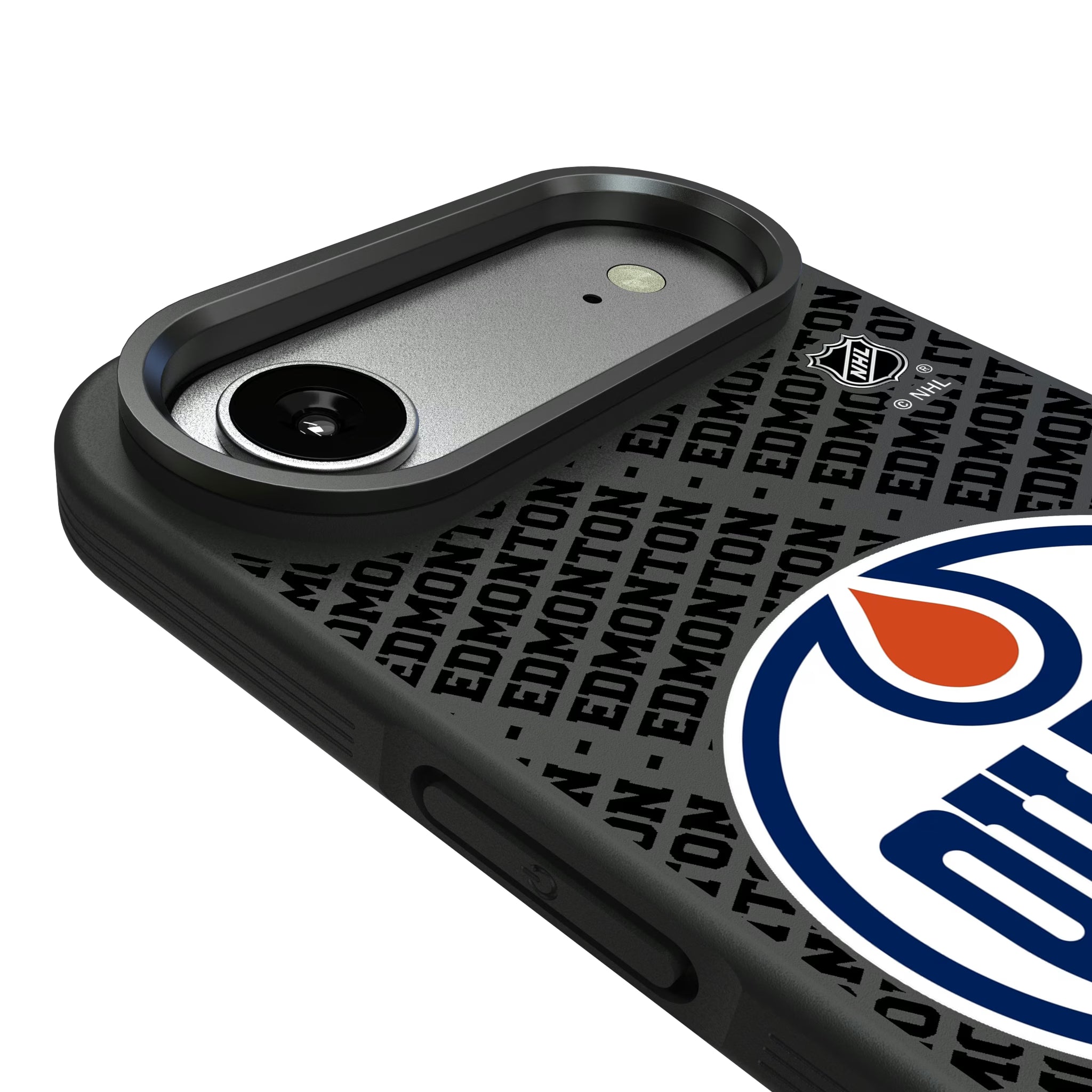 Edmonton Oilers Personalized EndZone Plus iPhone Bump Phone Case for Apple iPhone - Detail#Device_iPhone Air