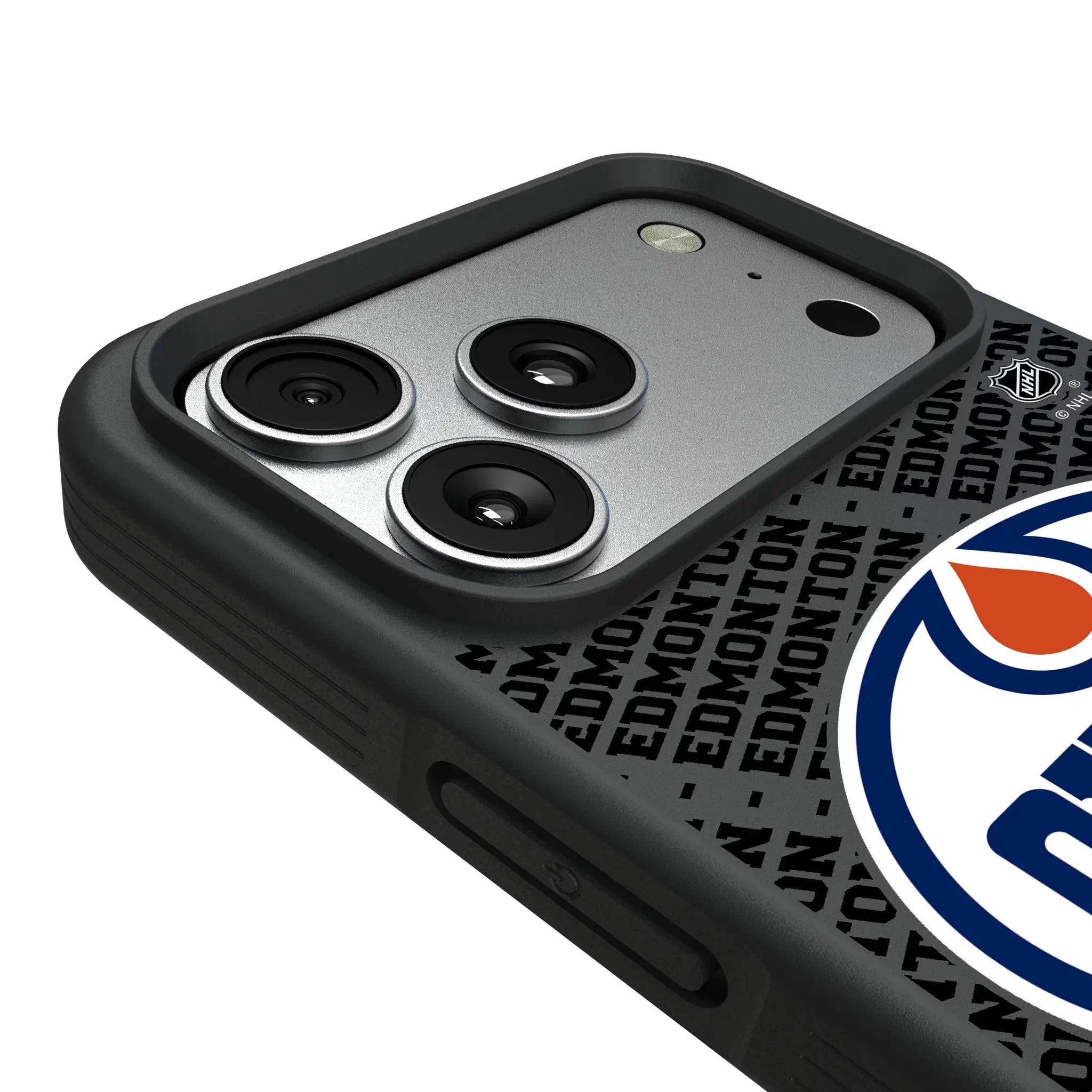 Edmonton Oilers Personalized EndZone Plus iPhone Bump Phone Case for Apple iPhone - Detail#Device_iPhone 17 Pro Max