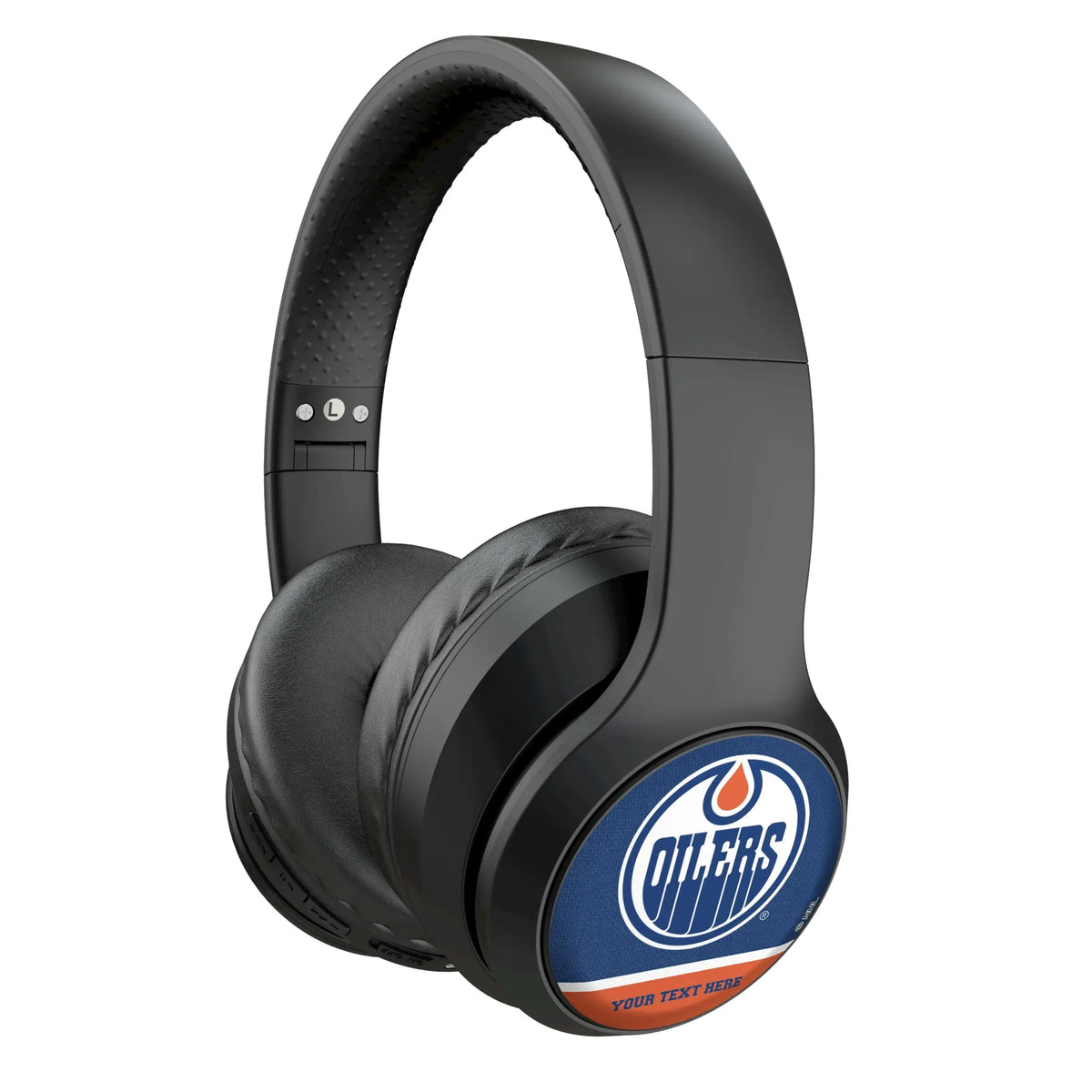 Edmonton Oilers Personalized Endzone Solid Wireless Over-Ear Headphones With Case