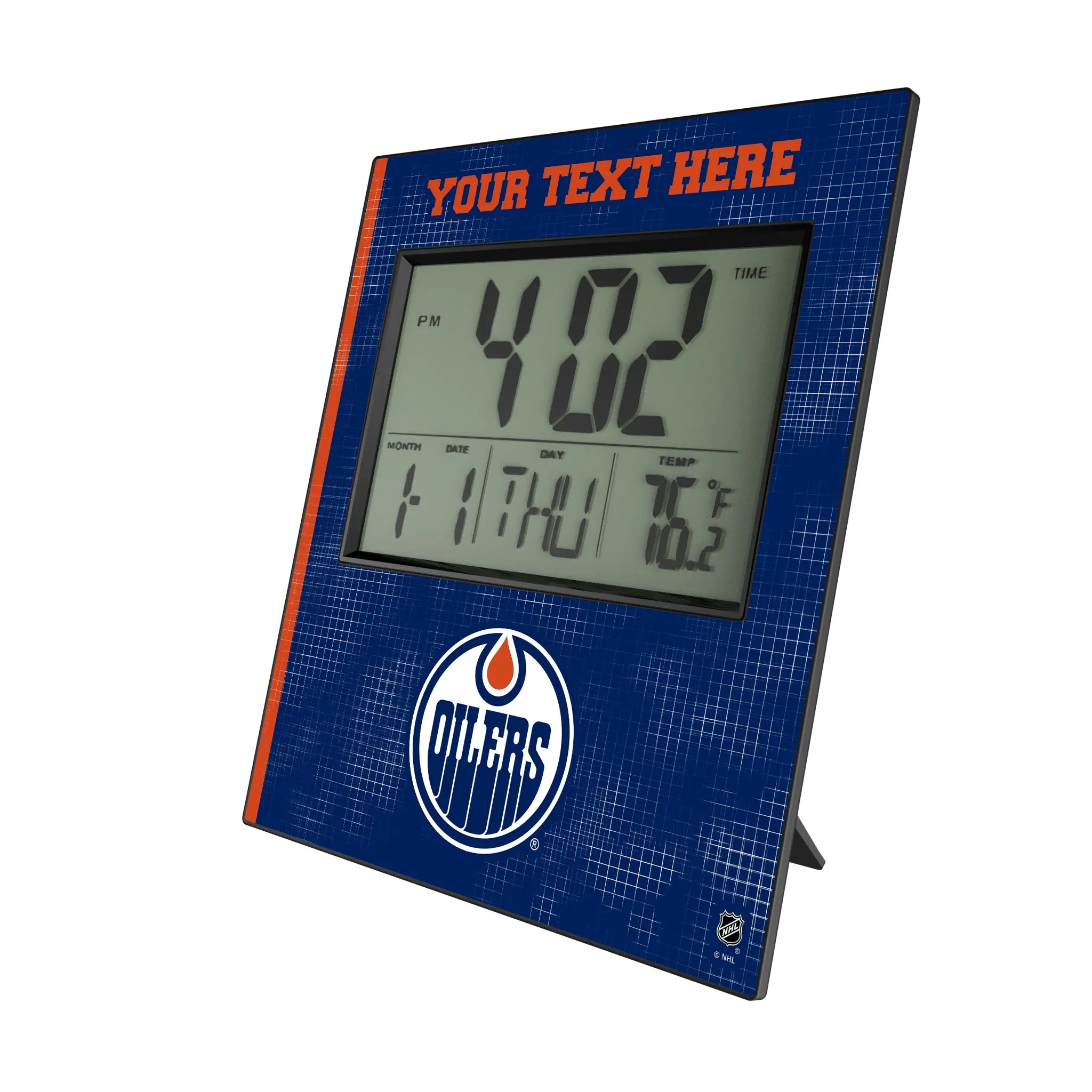 Edmonton Oilers Personalized Hatch Wall Clock