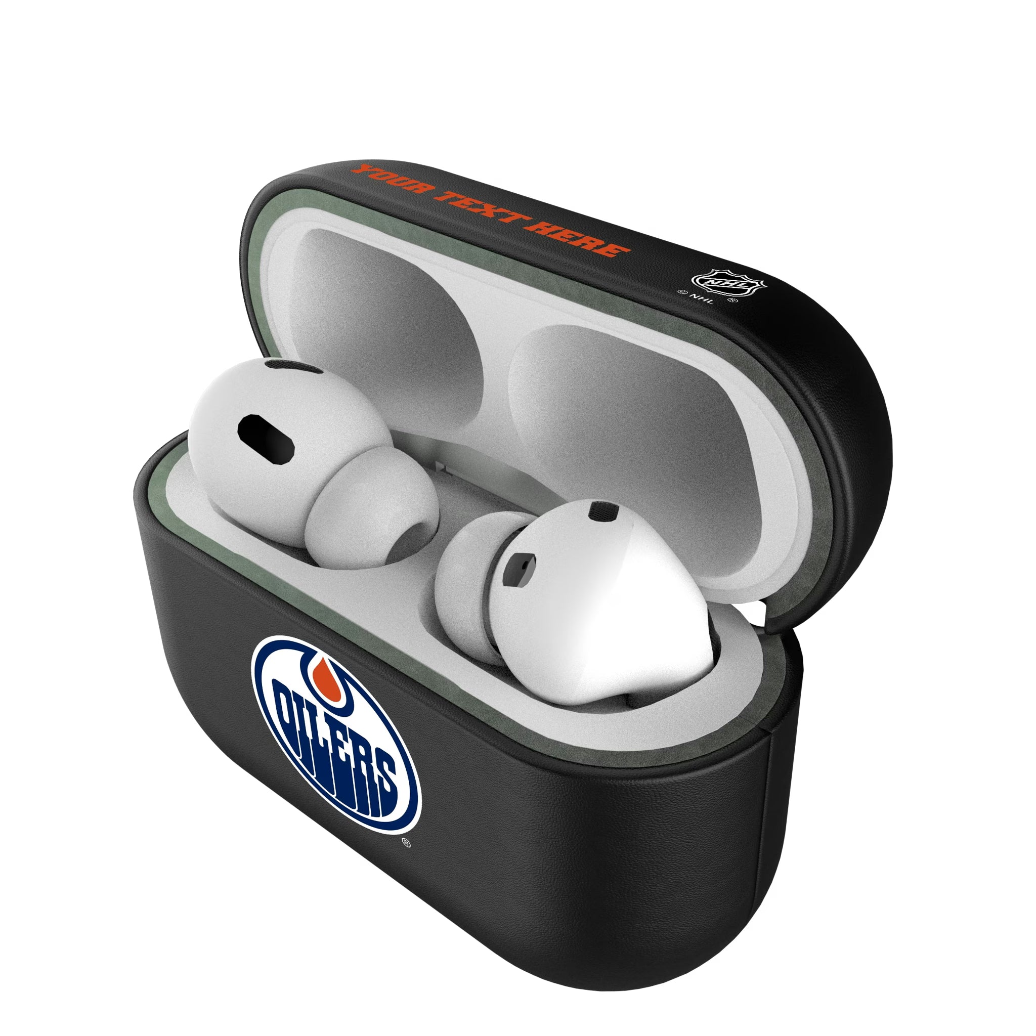 Edmonton Oilers Personalized Insignia AirPods AirPod Case Cover#Device_AirPods Pro 1st Gen