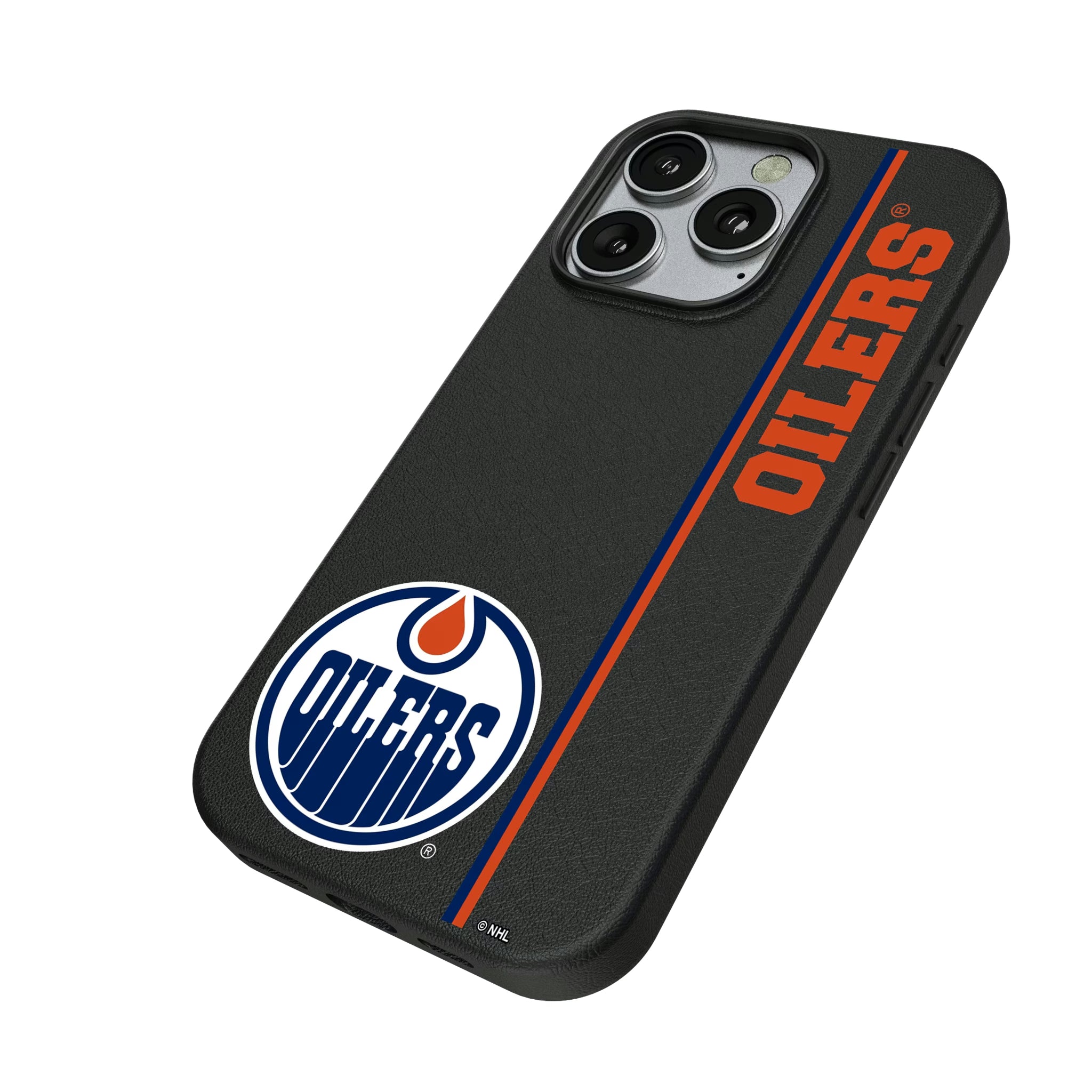 Edmonton Oilers Personalized Sidebard iPhone MagSafe Compatible Phone Case for Apple iPhone - Isometric View