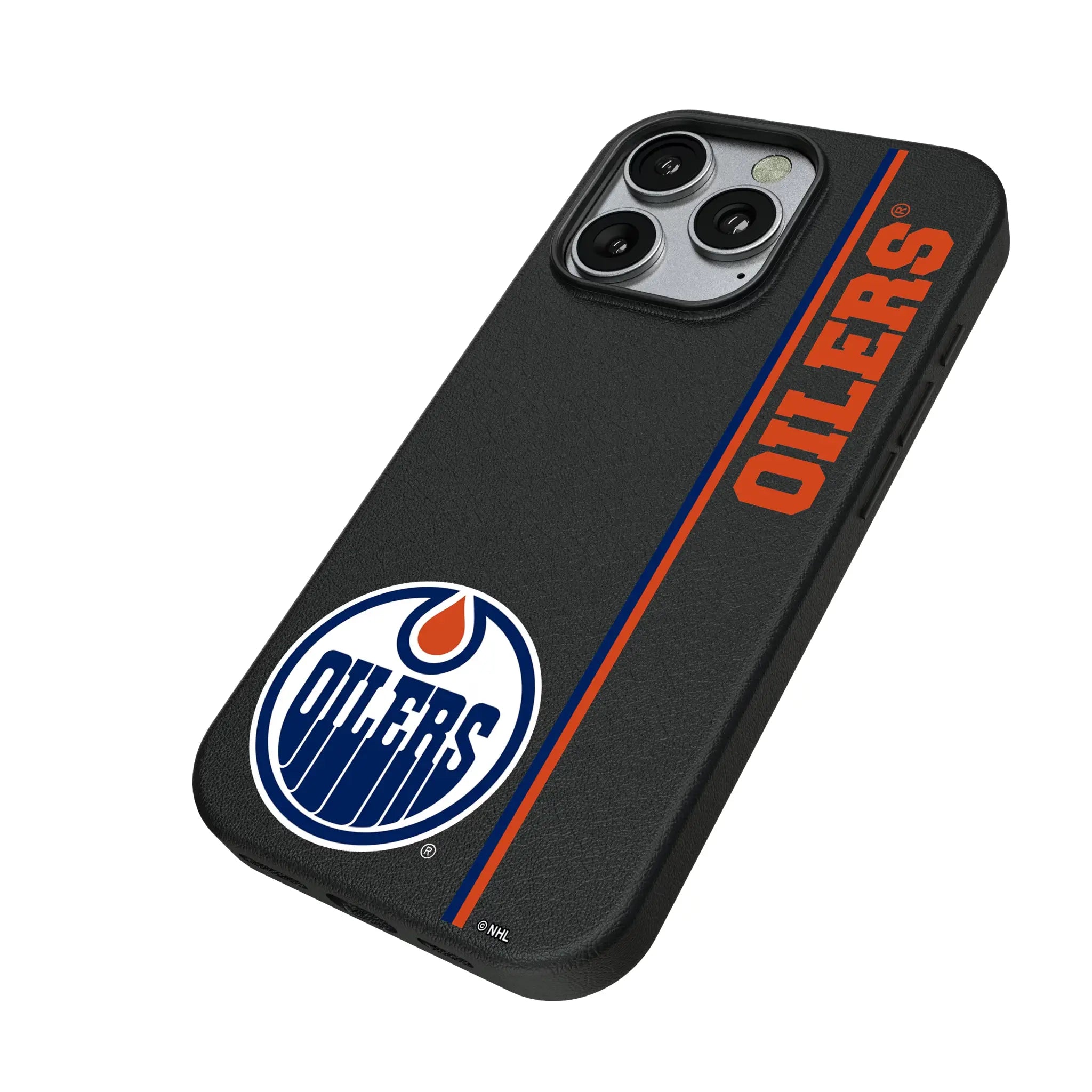 Edmonton Oilers Personalized Sidebard iPhone MagSafe Compatible Phone Case for Apple iPhone - Isometric View