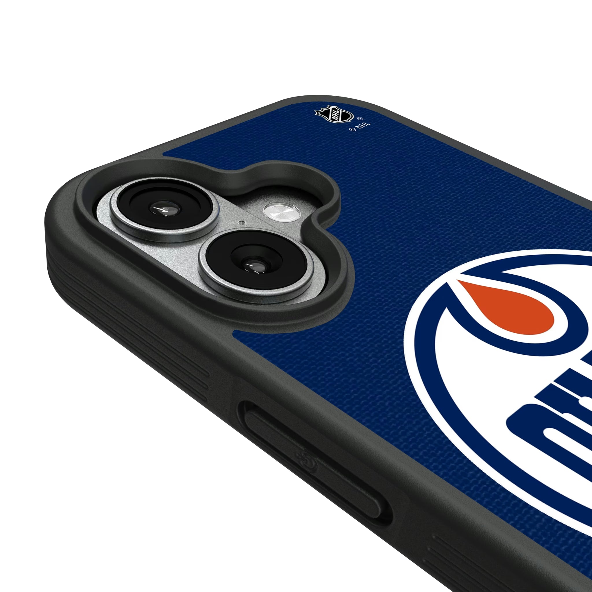 Edmonton Oilers Personalized Stripe iPhone Bump Phone Case for Apple iPhone - Detail#Device_iPhone 17