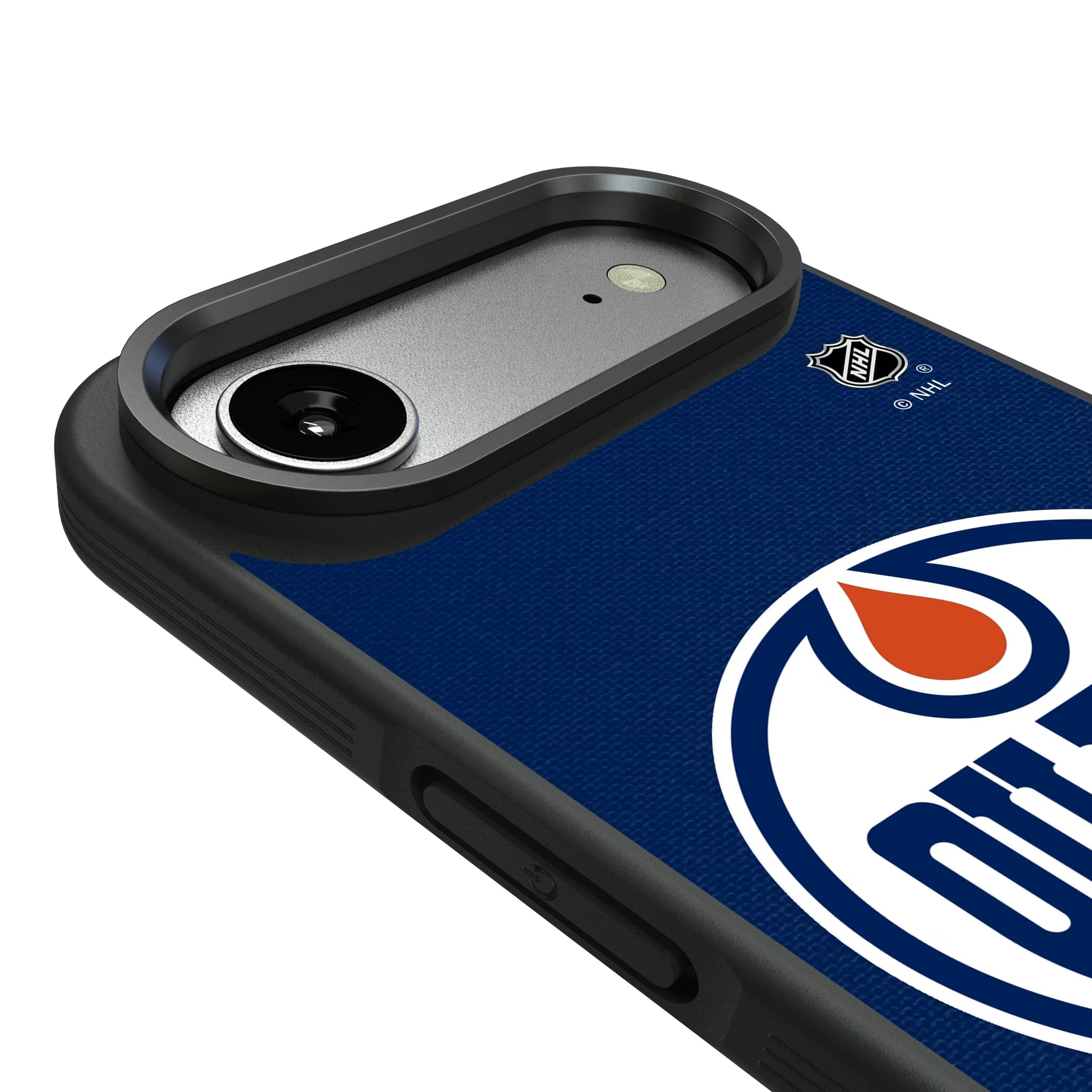 Edmonton Oilers Personalized Stripe iPhone Bump Phone Case for Apple iPhone - Detail#Device_iPhone Air