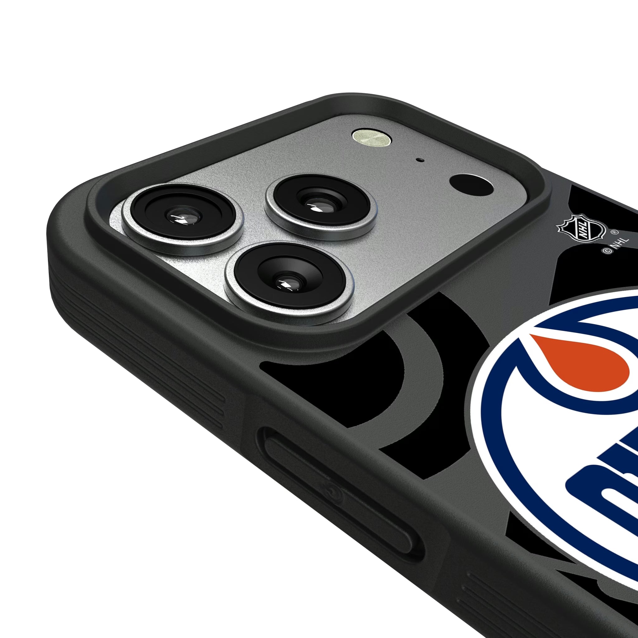 Edmonton Oilers Personalized Tilt iPhone Bump Phone Case for Apple iPhone - Detail#Device_iPhone 17 Pro
