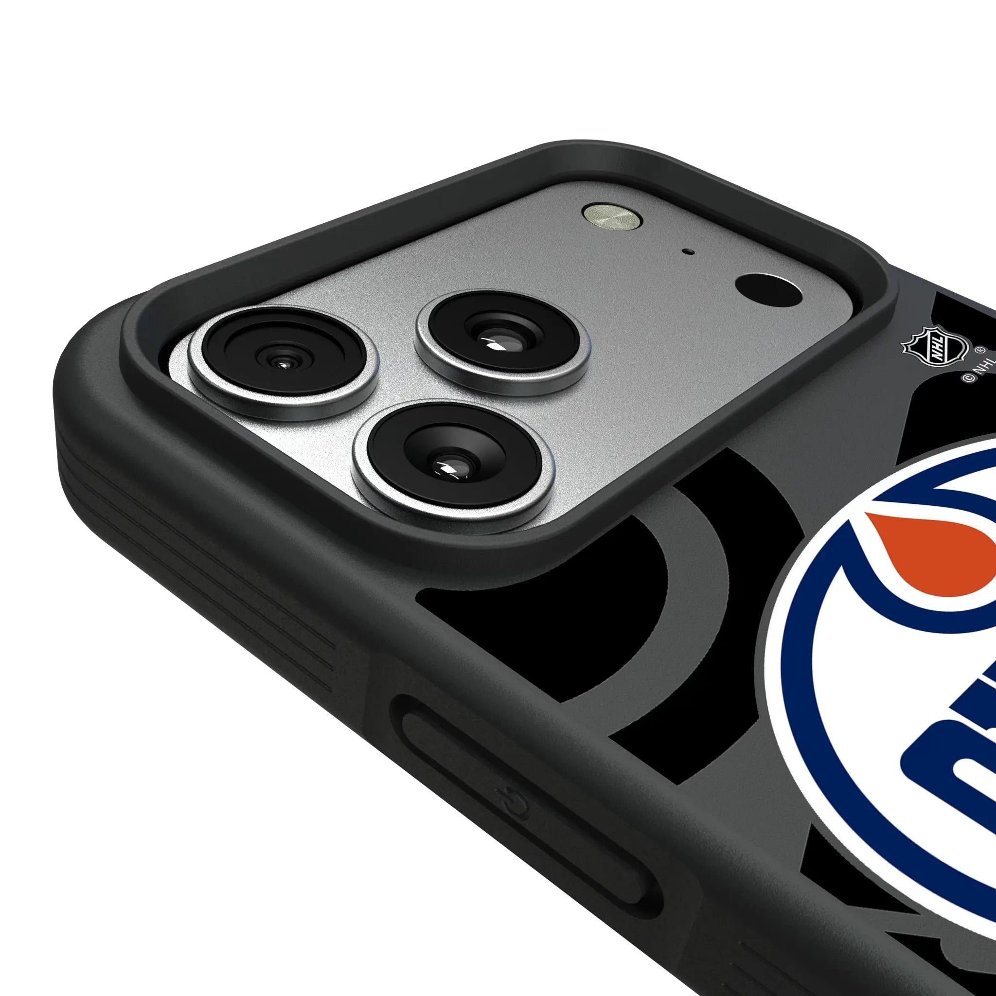 Edmonton Oilers Personalized Tilt iPhone Bump Phone Case for Apple iPhone - Detail#Device_iPhone 17 Pro Max
