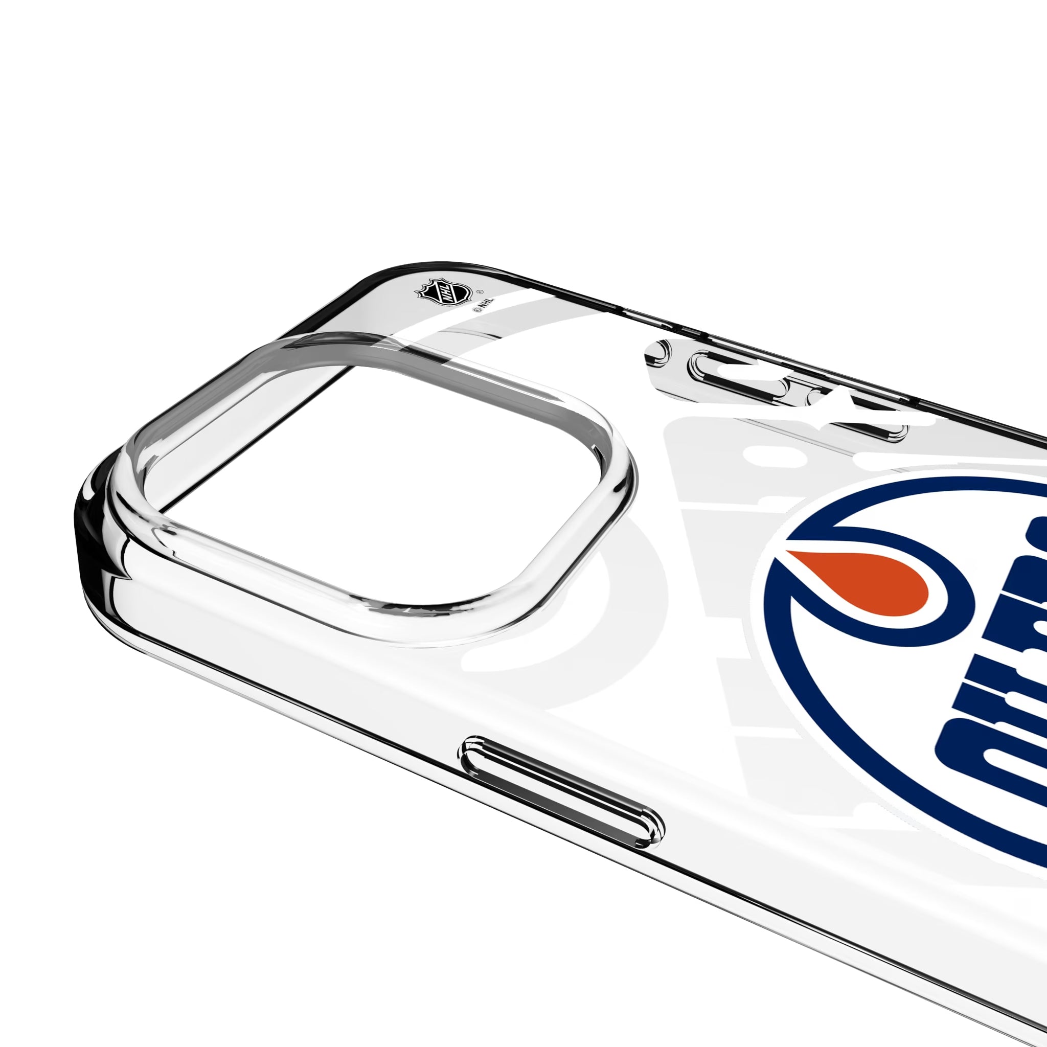 Edmonton Oilers Personalized Tilt iPhone Clear Phone Case for Apple iPhone - Detail