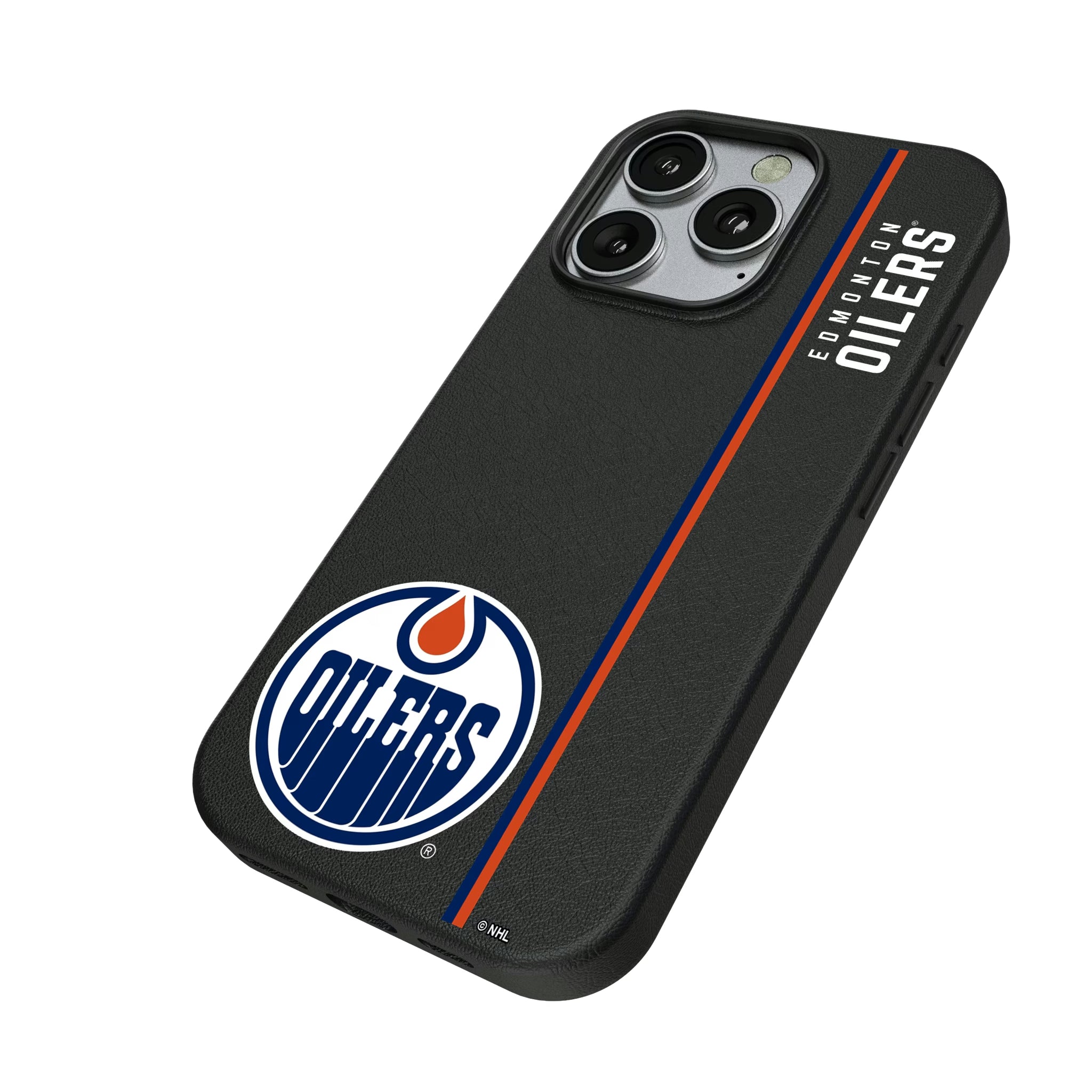 Edmonton Oilers Sidebar iPhone MagSafe Compatible Phone Case for Apple iPhone - Isometric View