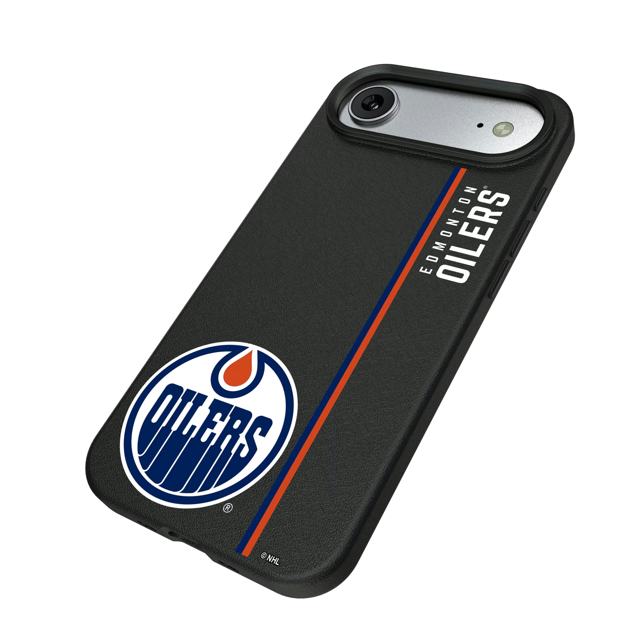 Edmonton Oilers Sidebar iPhone MagSafe Compatible Phone Case for Apple iPhone - Isometric View#Device_iPhone Air