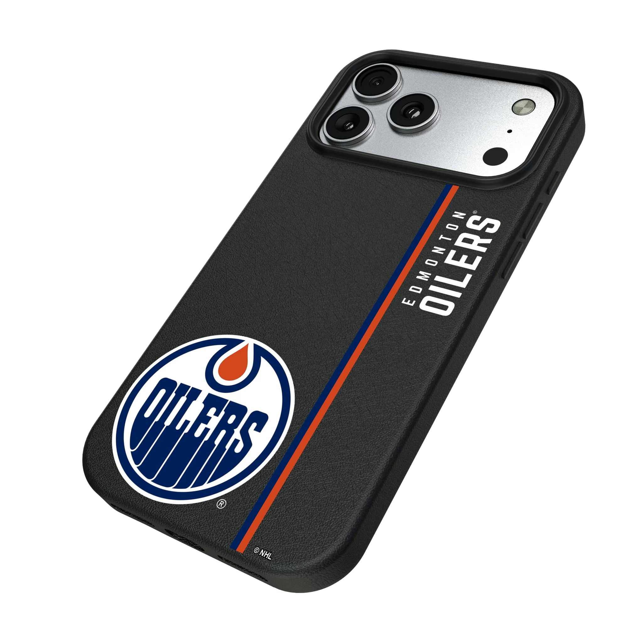 Edmonton Oilers Sidebar iPhone MagSafe Compatible Phone Case for Apple iPhone - Isometric View#Device_iPhone 17 Pro Max
