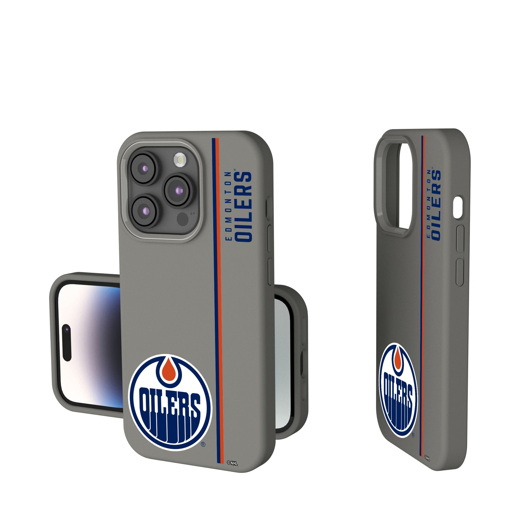 Edmonton Oilers Sidebar iPhone Soft Touch Phone Case for Apple iPhone