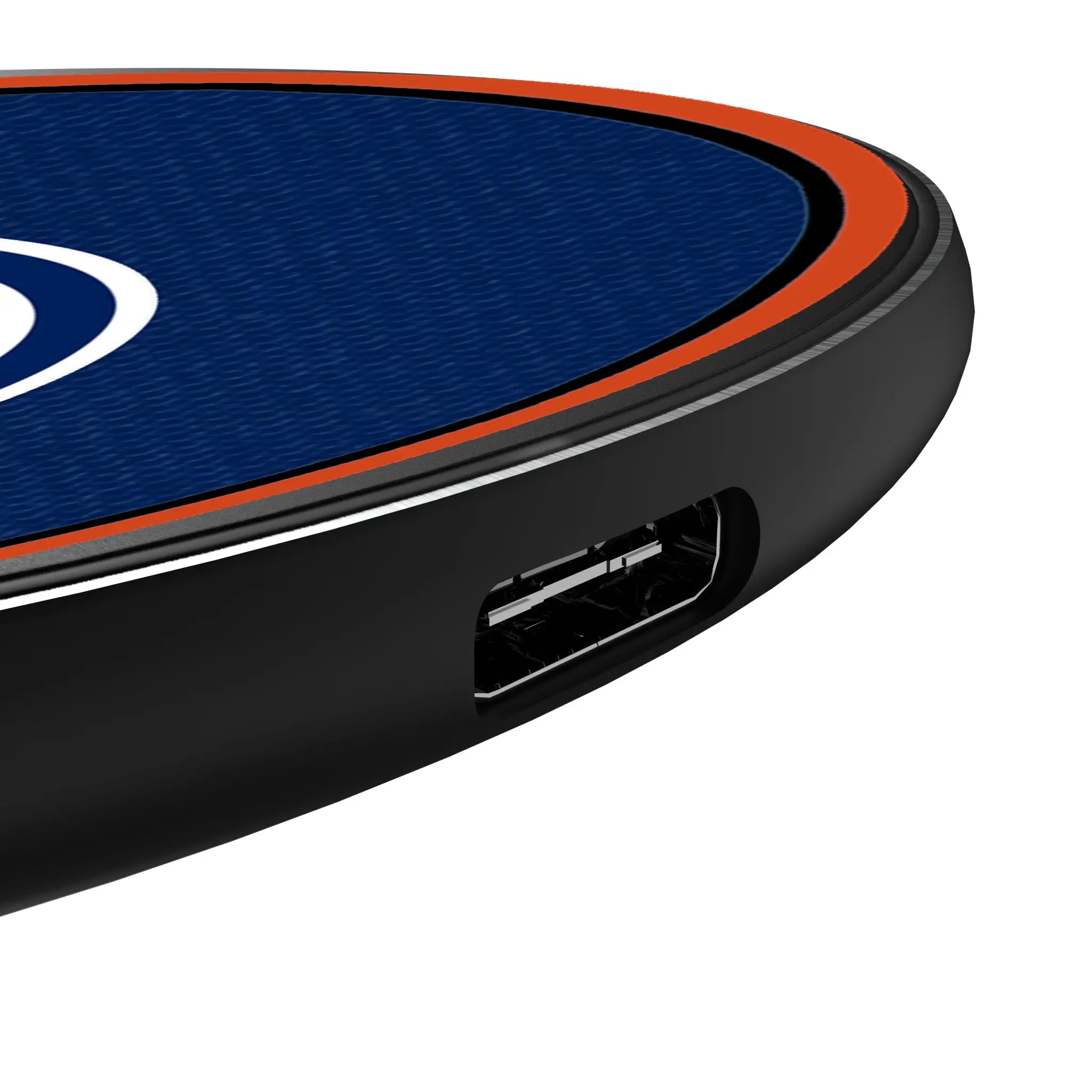 Edmonton Oilers Stripe 15-Watt Wireless Charger - Detail