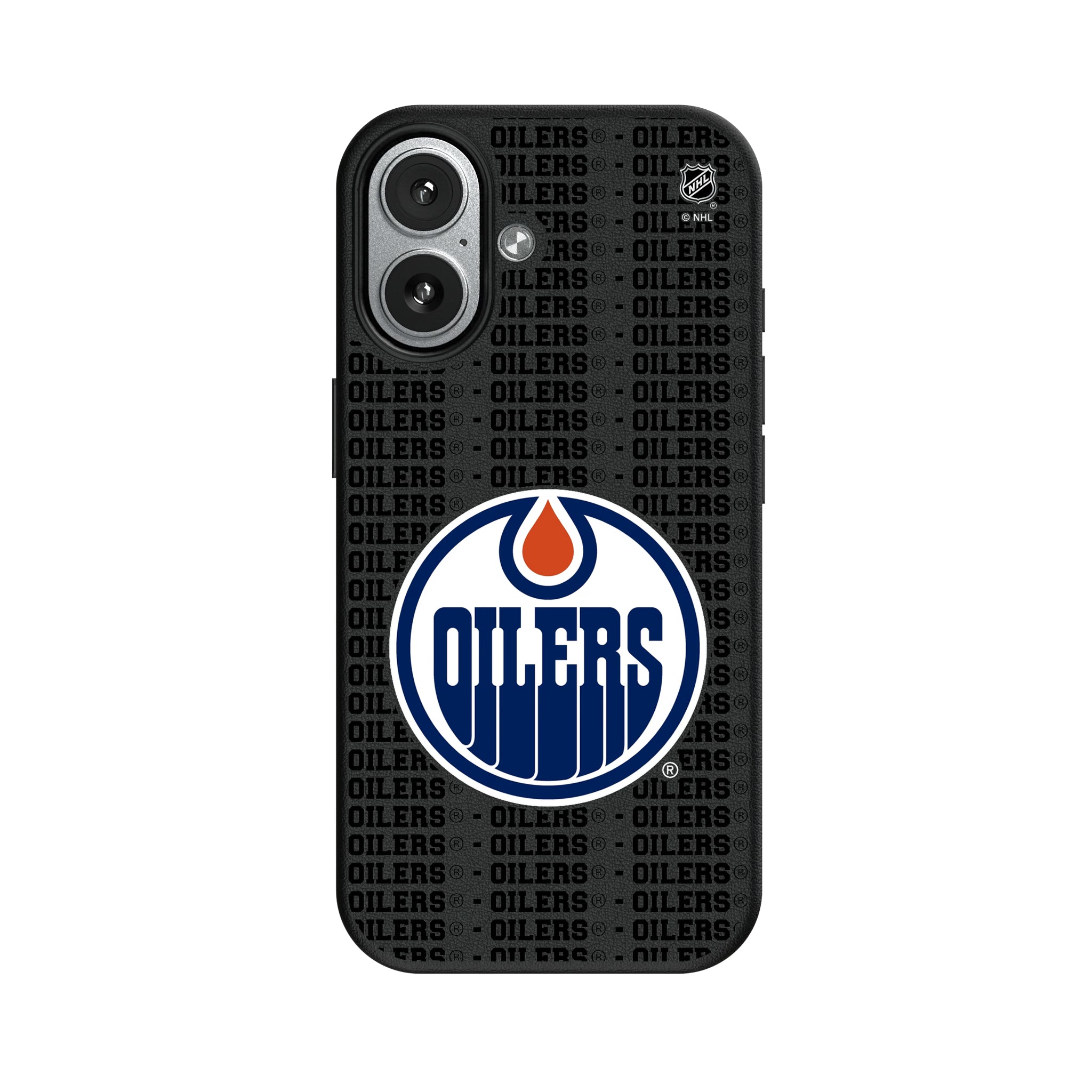 Edmonton Oilers Text Backdrop iPhone MagSafe Compatible Phone Case for Apple iPhone#Device_iPhone 17