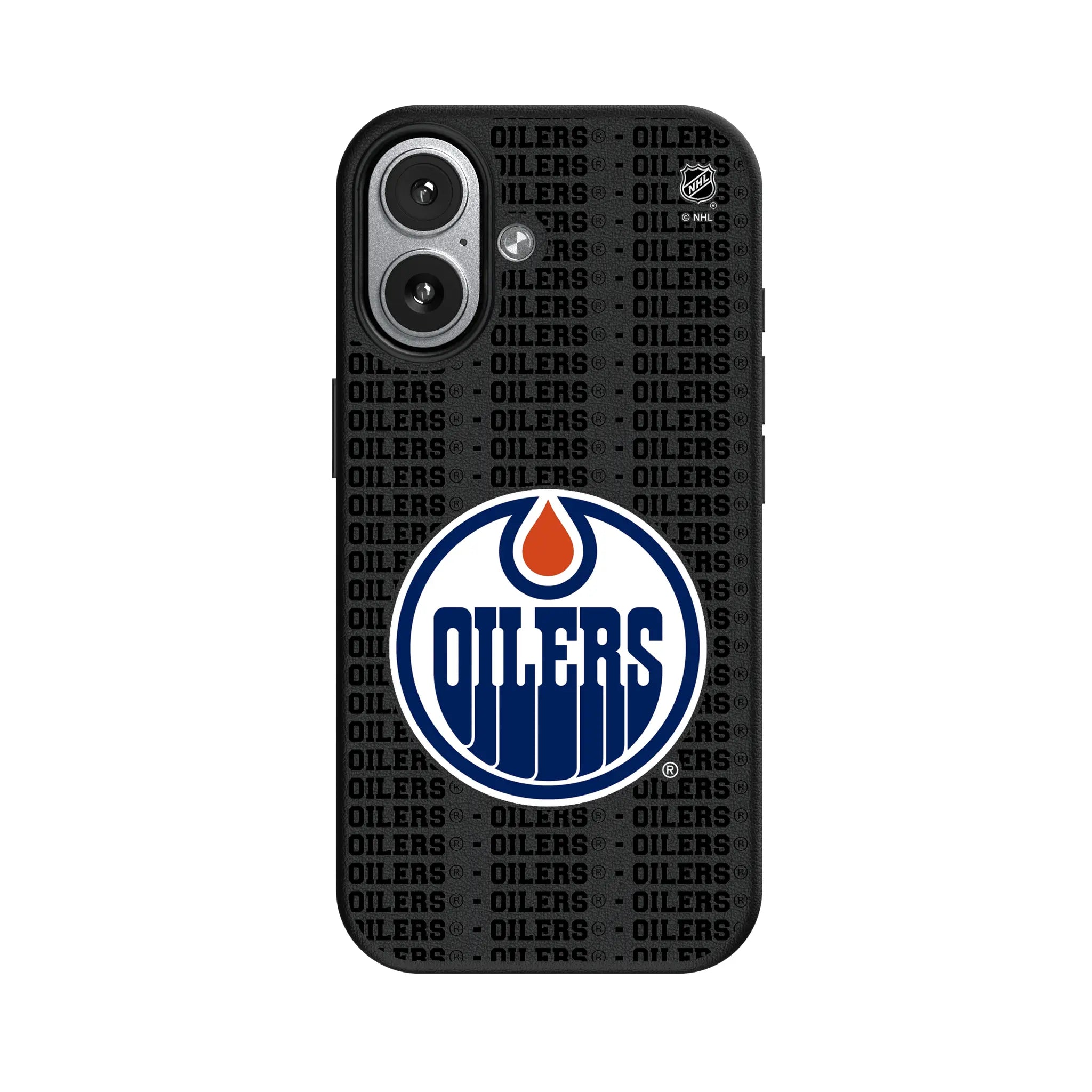 Edmonton Oilers Text Backdrop iPhone MagSafe Compatible Phone Case for Apple iPhone#Device_iPhone 17