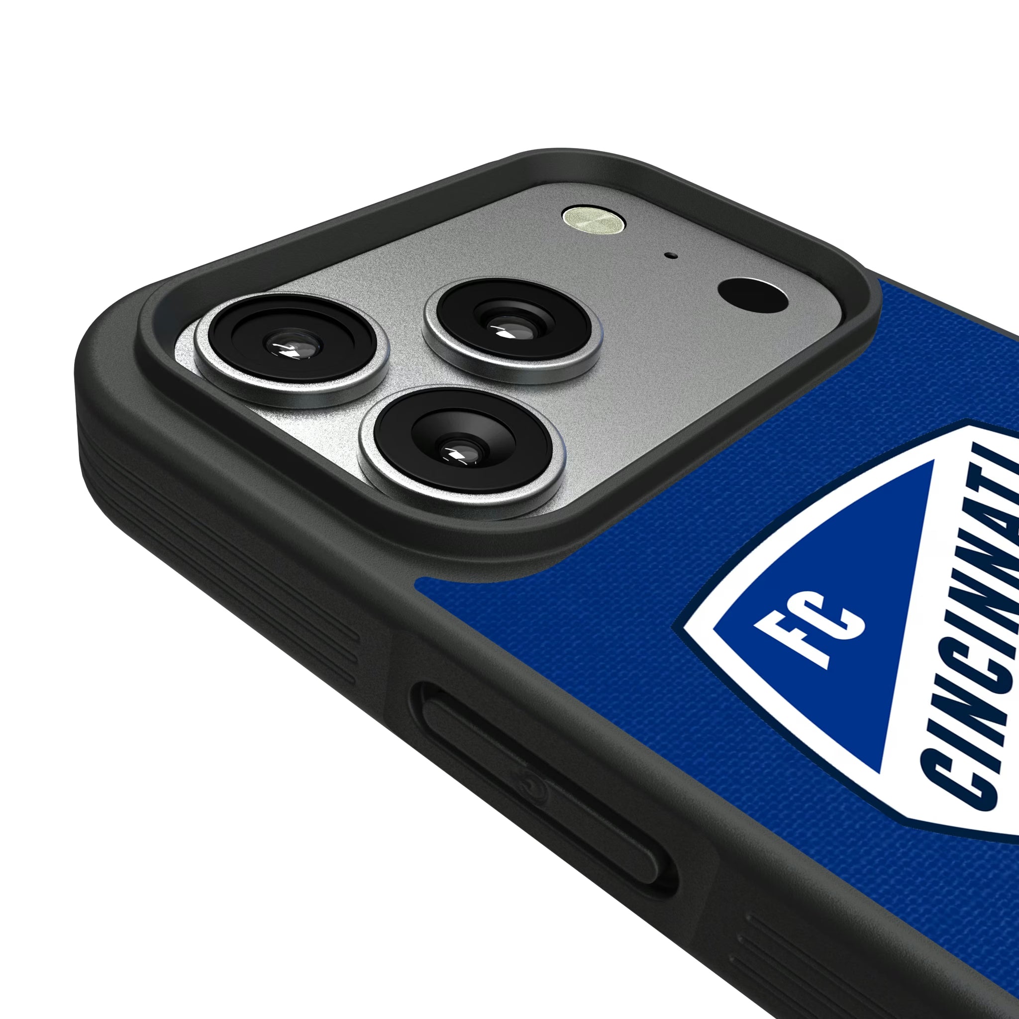 FC Cincinnati Endzone Solid iPhone Bump Phone Case for Apple iPhone - Detail#Device_iPhone 17 Pro