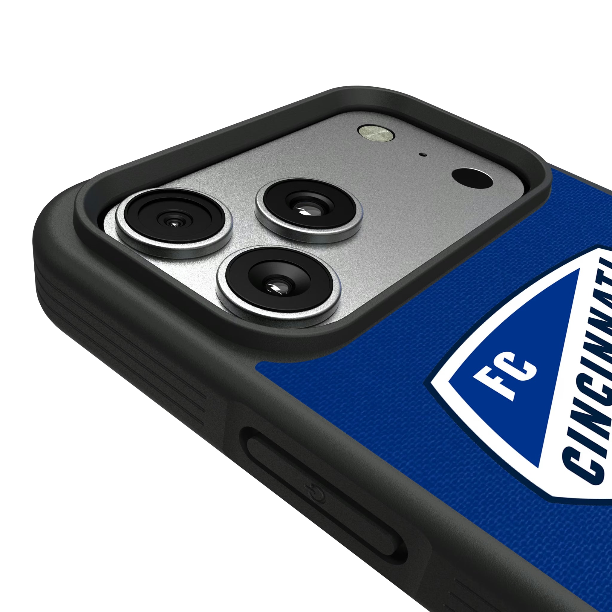 FC Cincinnati Endzone Solid iPhone Bump Phone Case for Apple iPhone - Detail#Device_iPhone 17 Pro Max