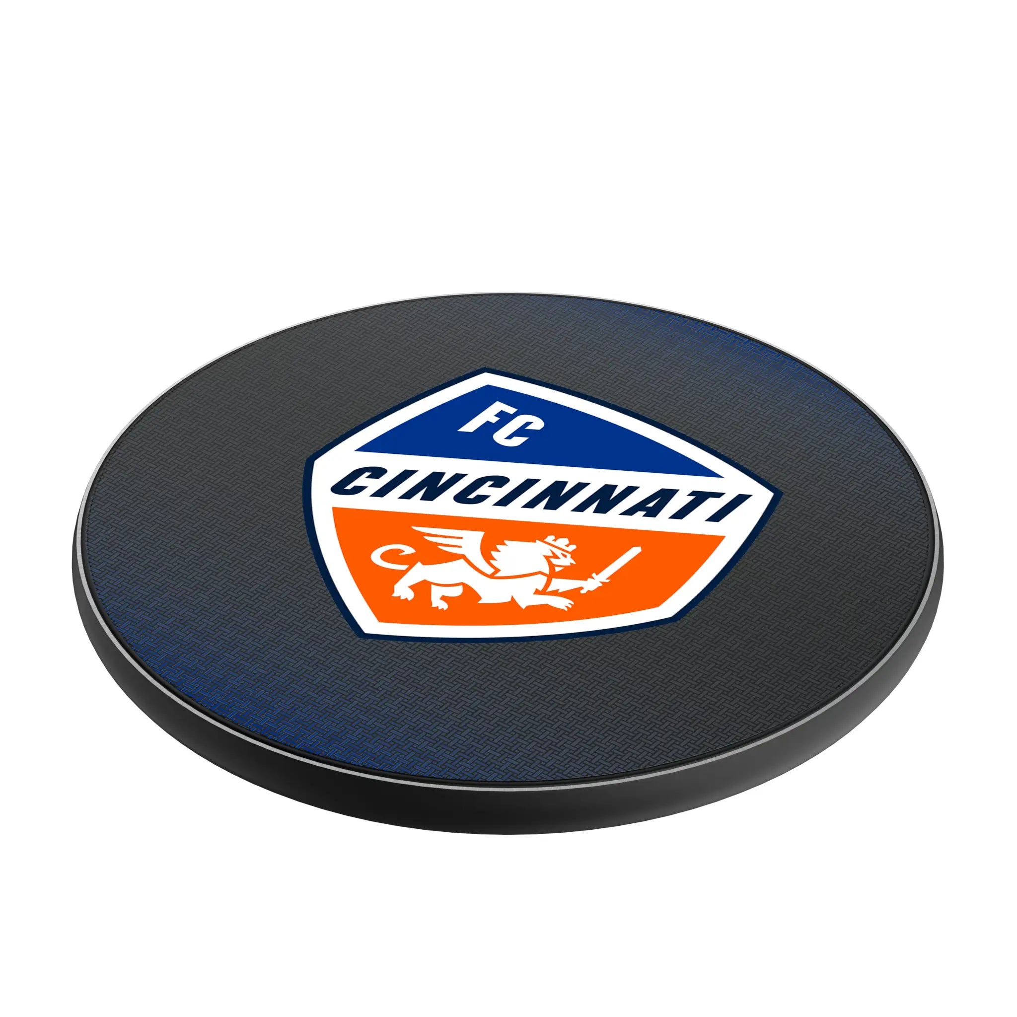 FC Cincinnati Linen 15-Watt Wireless Charger - Isometric View