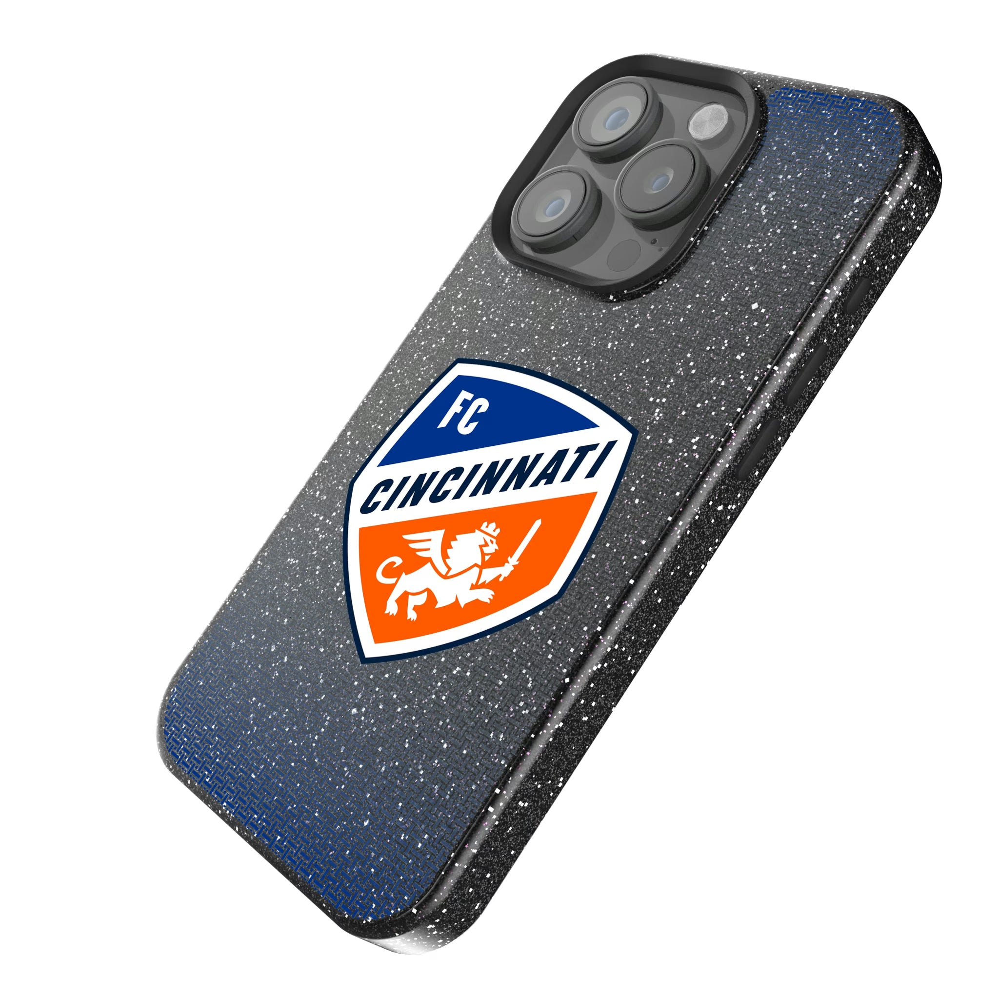 FC Cincinnati Linen iPhone Bling Phone Case for Apple iPhone - Isometric View