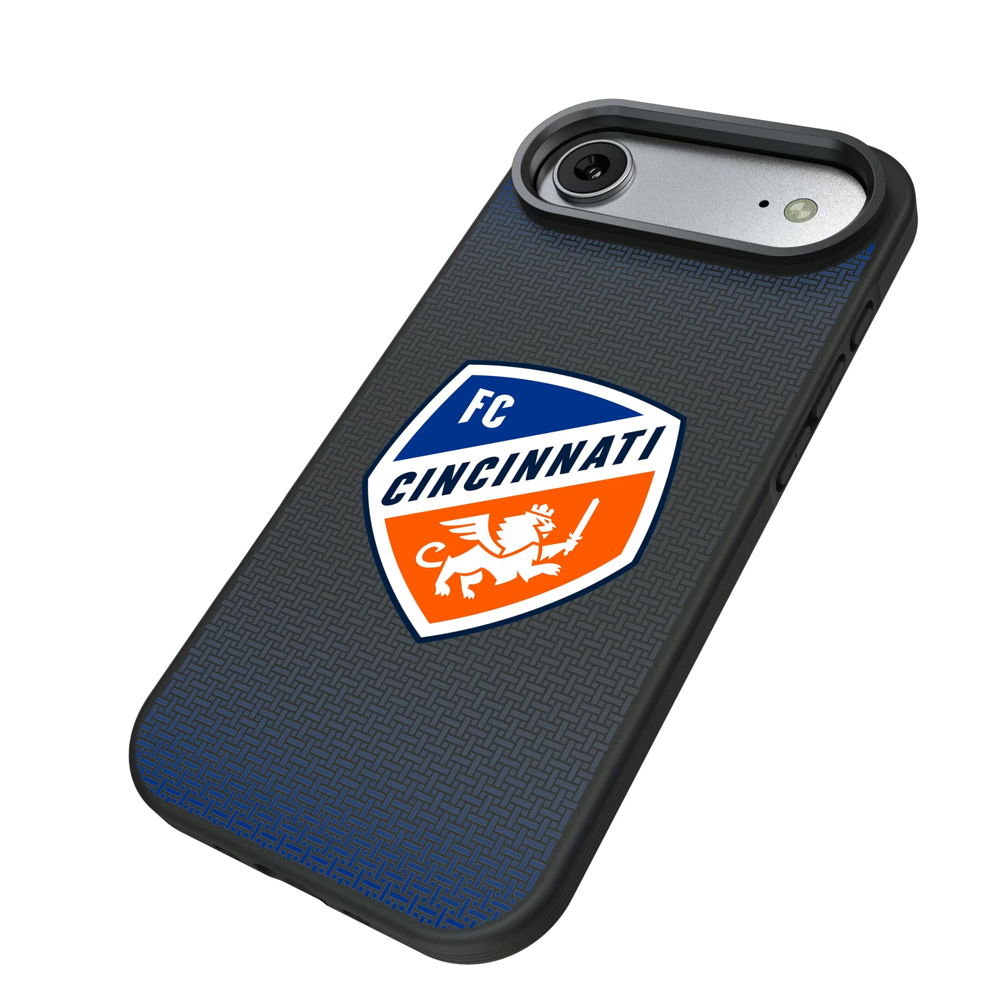 FC Cincinnati Linen iPhone Bump Phone Case for Apple iPhone - Isometric View#Device_iPhone Air