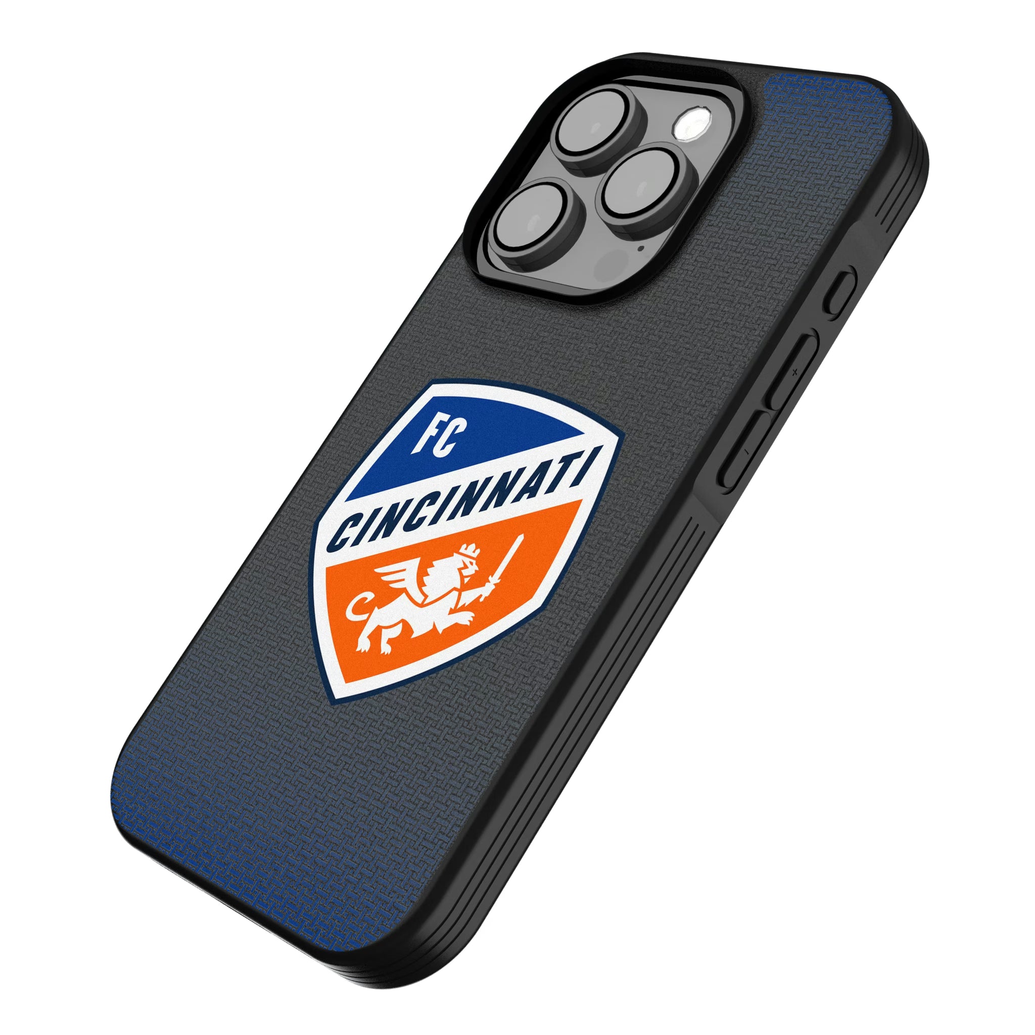 FC Cincinnati Linen iPhone Bump Phone Case for Apple iPhone - Isometric View