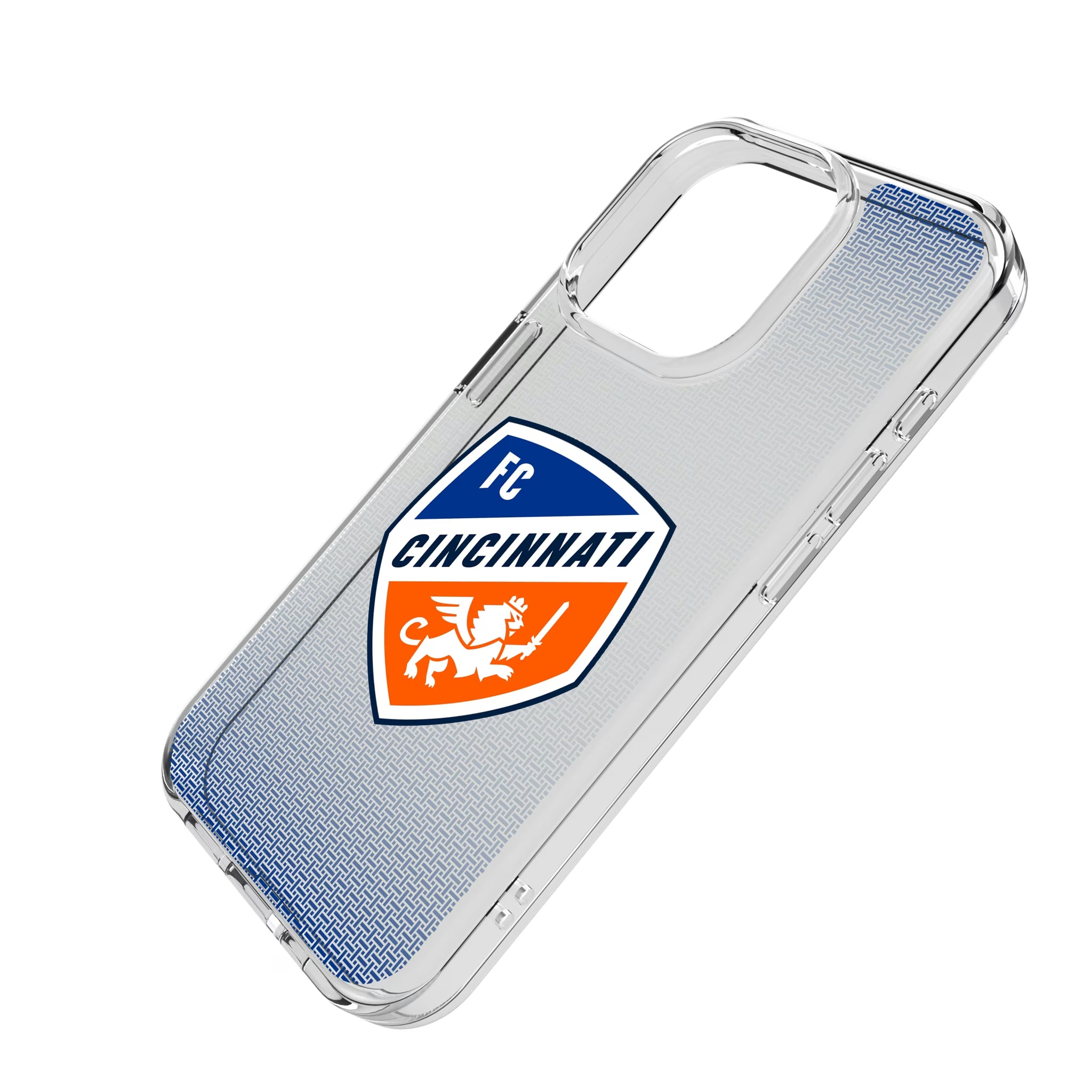 FC Cincinnati Linen iPhone Clear Phone Case for Apple iPhone - Isometric View
