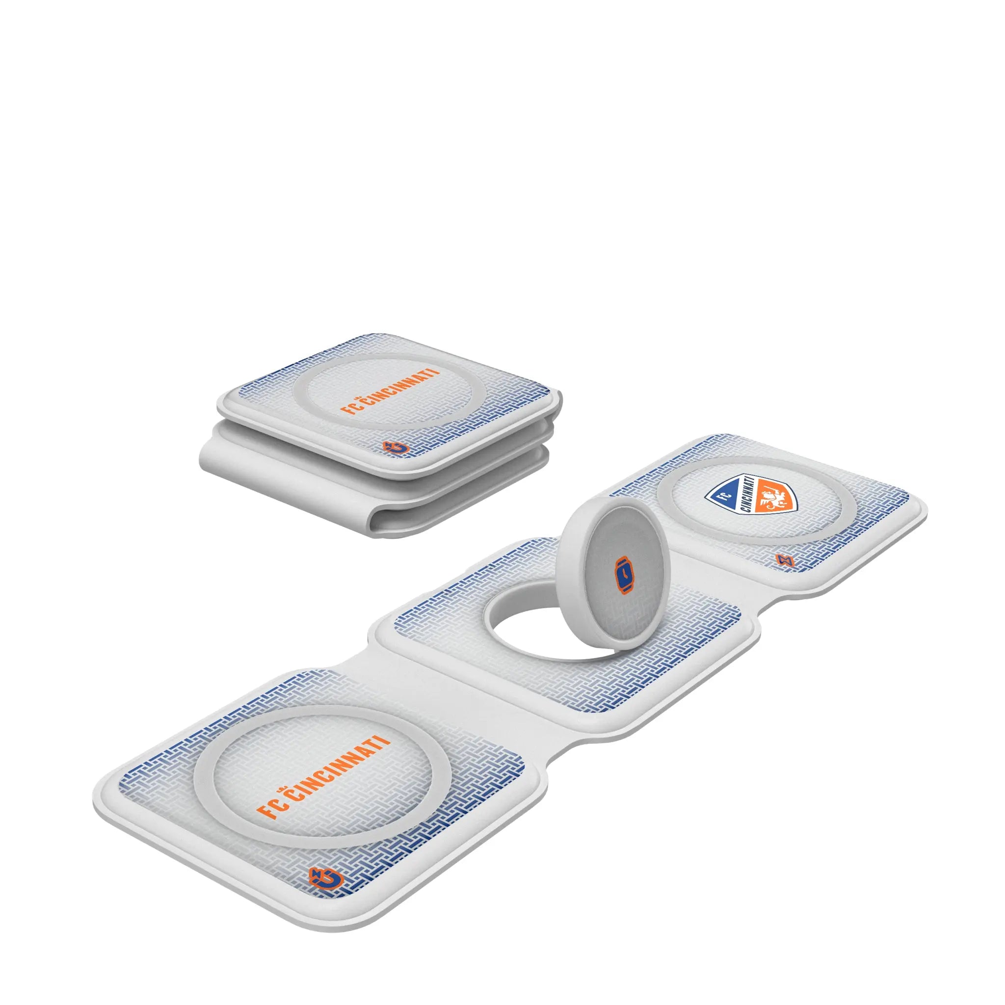 FC Cincinnati Linen Foldable 3 in 1 Charger