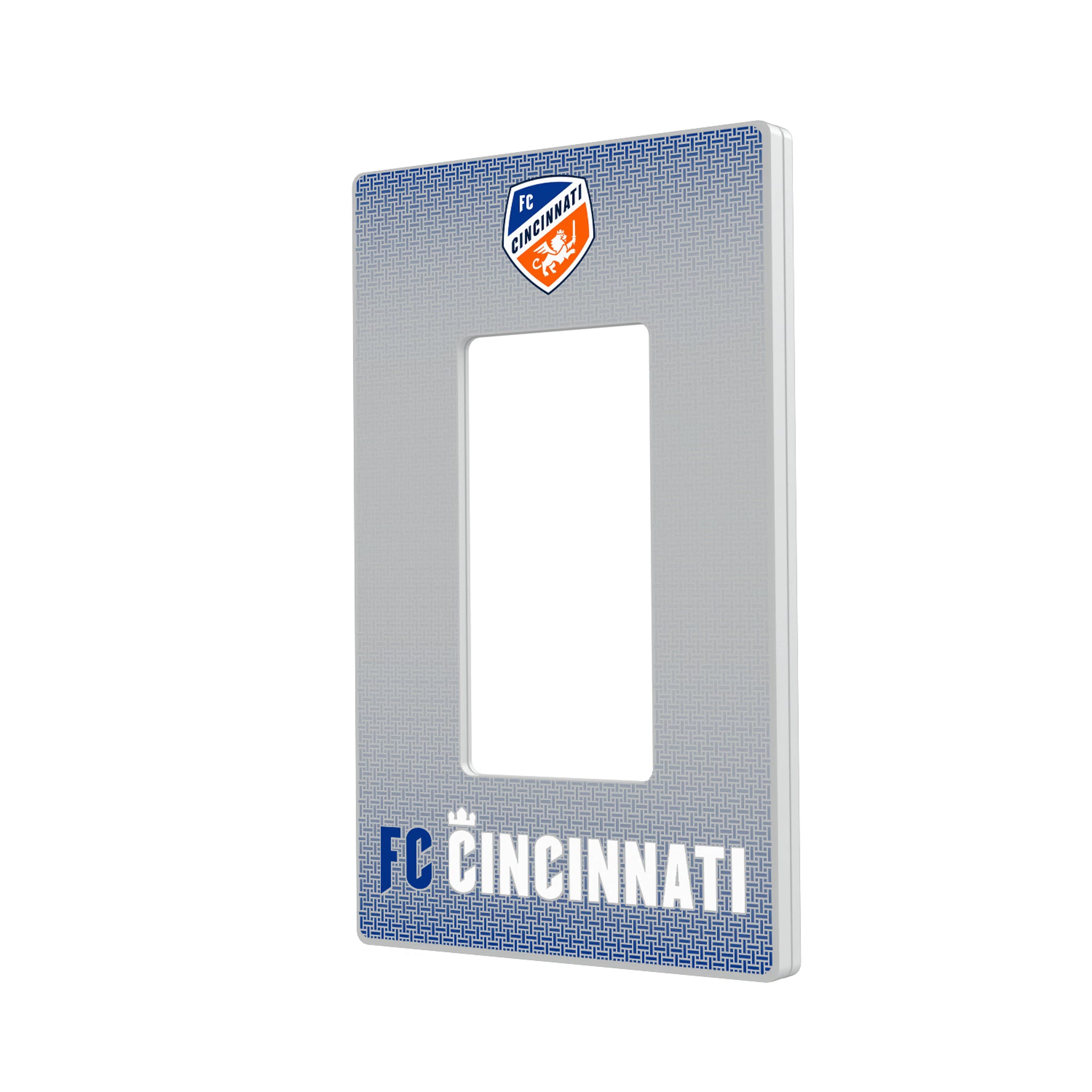 FC Cincinnati Linen Hidden-Screw Light Switch Plate#Style_Single Rocker