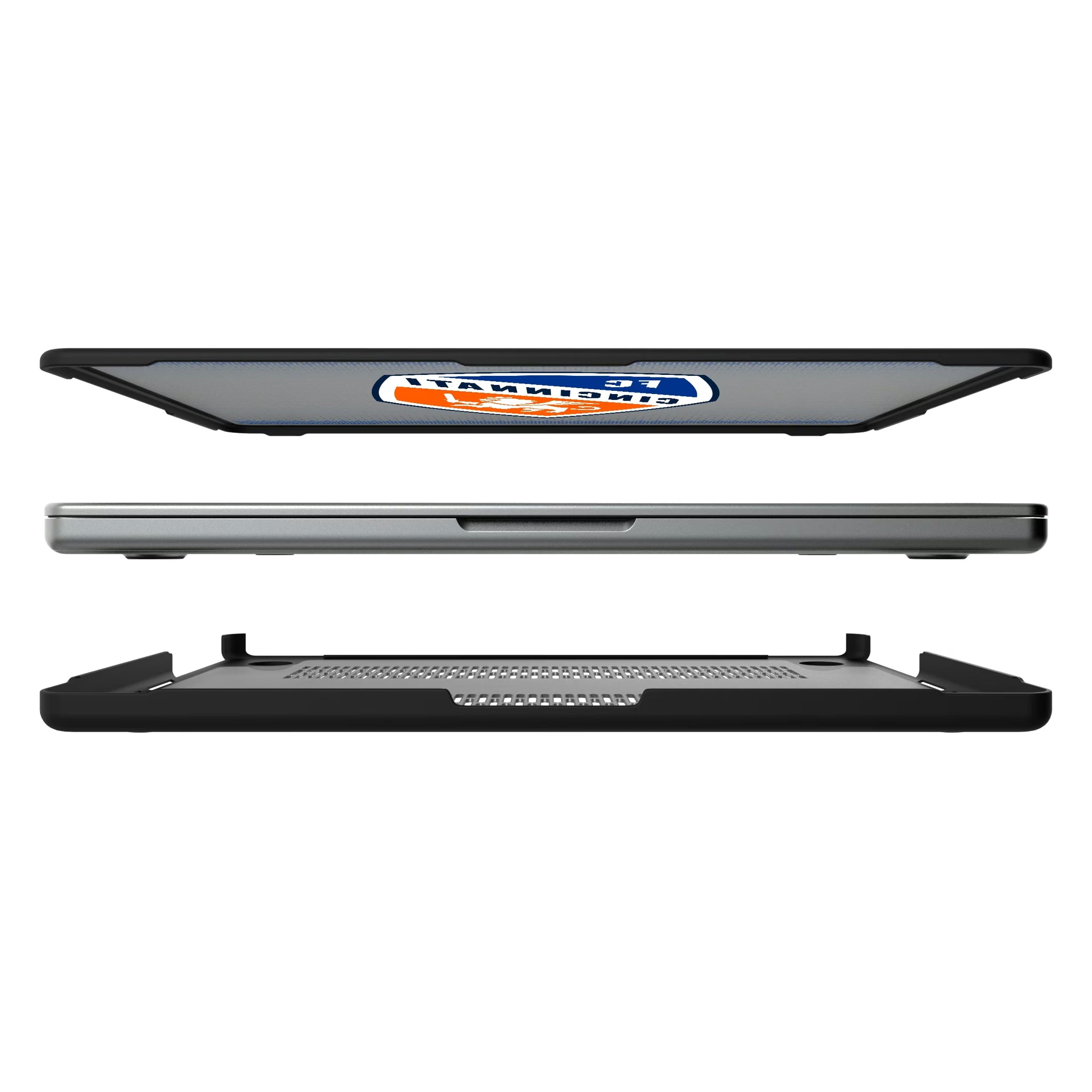 FC Cincinnati Linen MacBook Laptop Case for Apple MacBook#Device_MacBook Pro (14-inch, 2021) / MacBook Pro (14-inch, 2023) / MacBook Pro (14-inch, 2024)