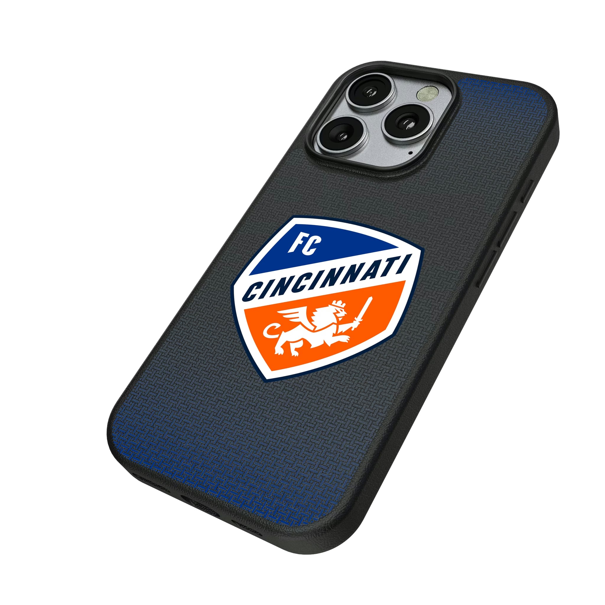FC Cincinnati Linen iPhone MagSafe Compatible Phone Case for Apple iPhone - Isometric View