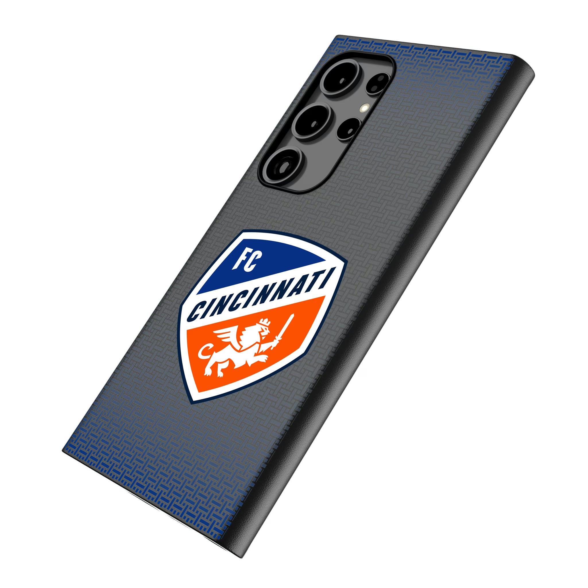 FC Cincinnati Linen Galaxy MagSafe Compatible Phone Case for Samsung Galaxy - Isometric View
