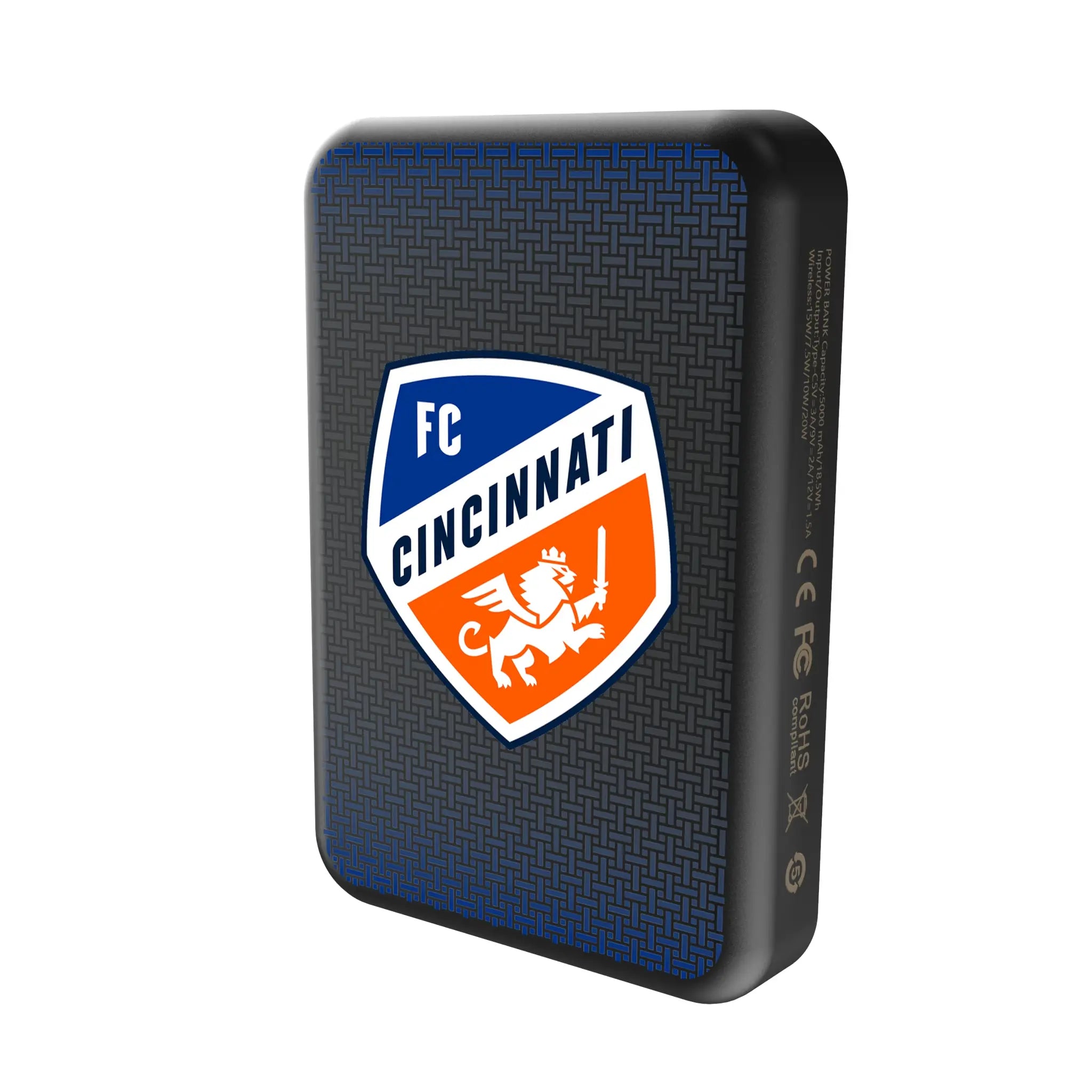 FC Cincinnati Linen Wireless Mag Power Bank
