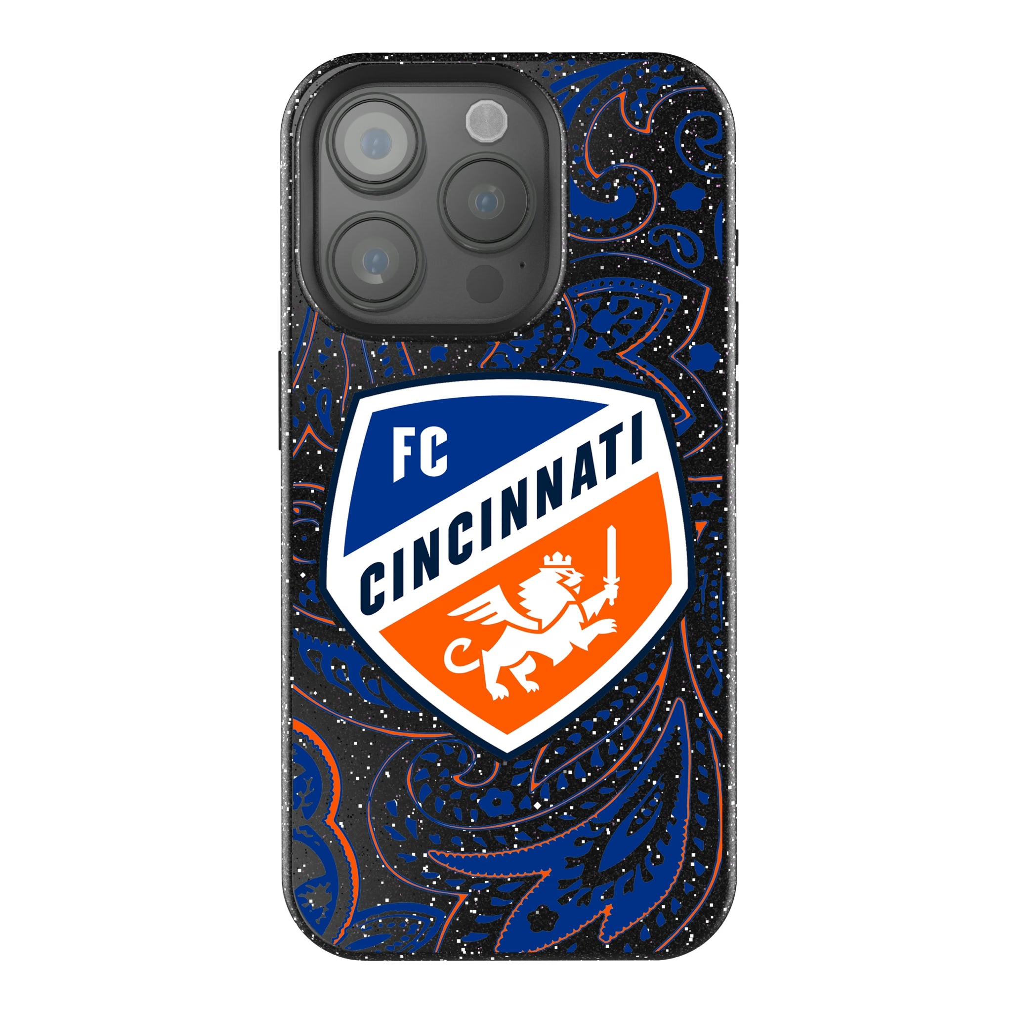 FC Cincinnati Paisley iPhone Bling Phone Case for Apple iPhone