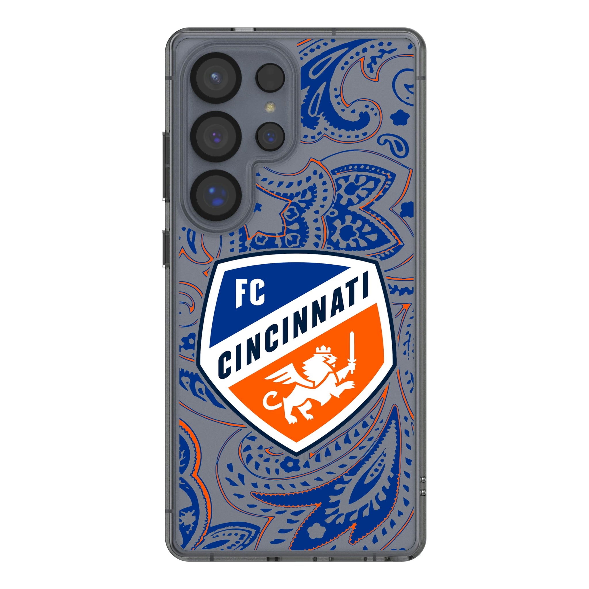 FC Cincinnati Paisley Galaxy Clear Phone Case for Samsung Galaxy