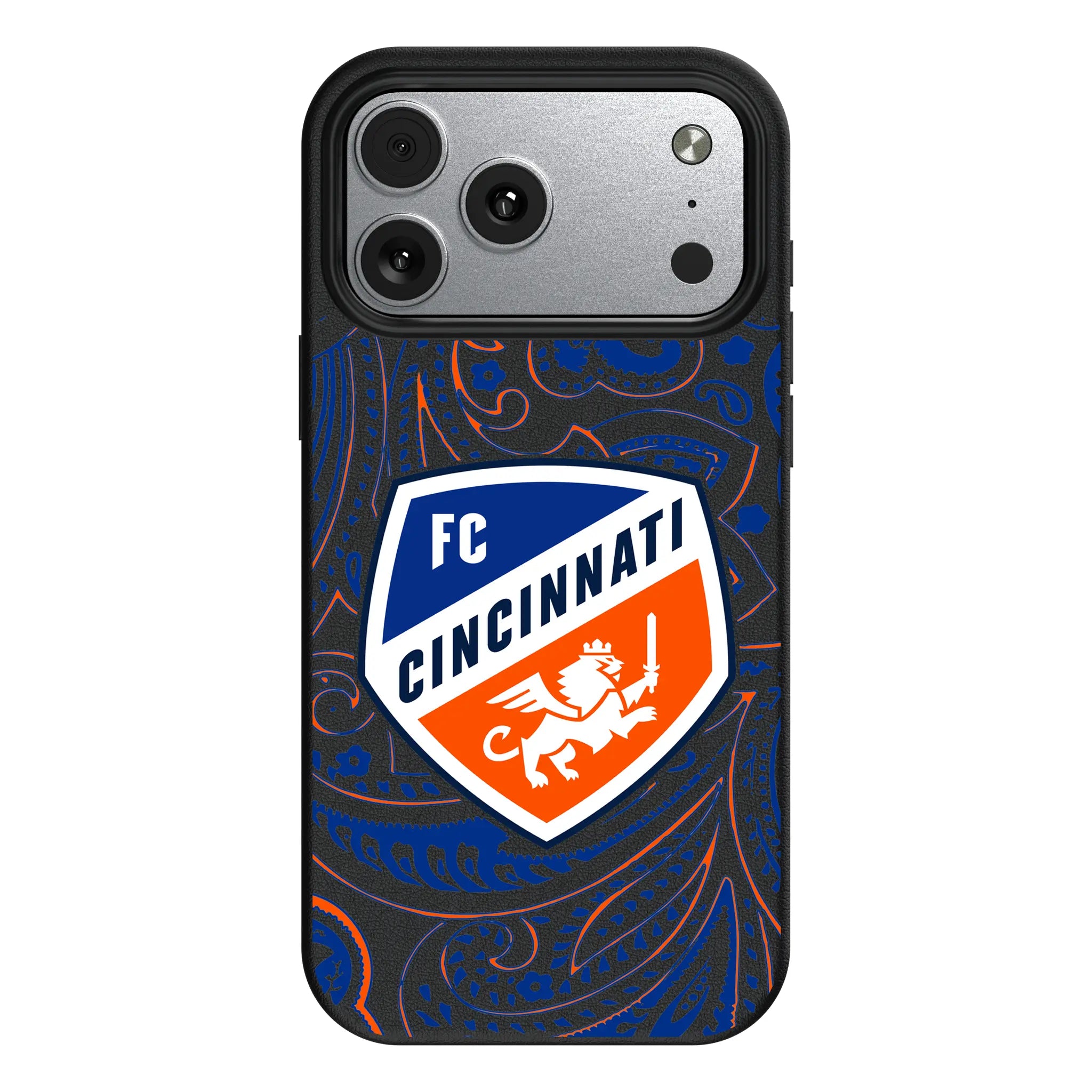 FC Cincinnati Paisley iPhone MagSafe Compatible Phone Case for Apple iPhone#Device_iPhone 17 Pro Max