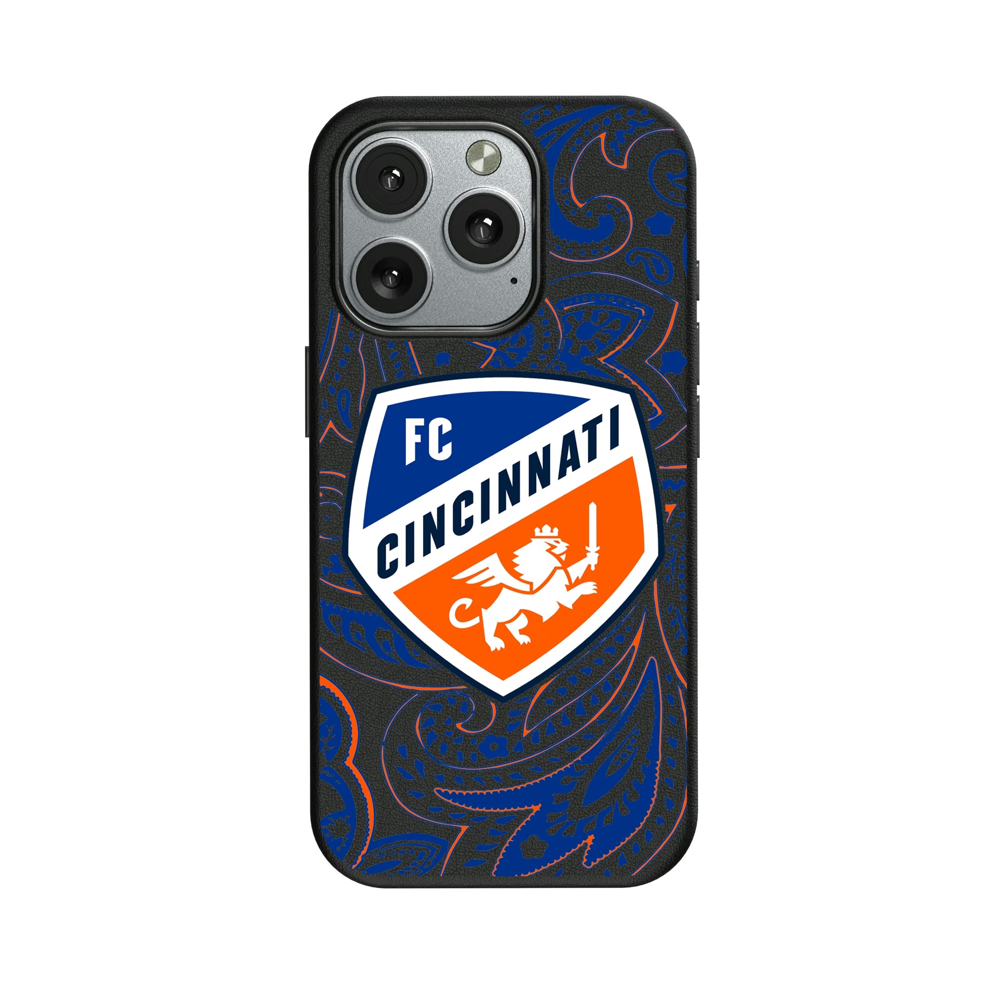FC Cincinnati Paisley iPhone MagSafe Compatible Phone Case for Apple iPhone