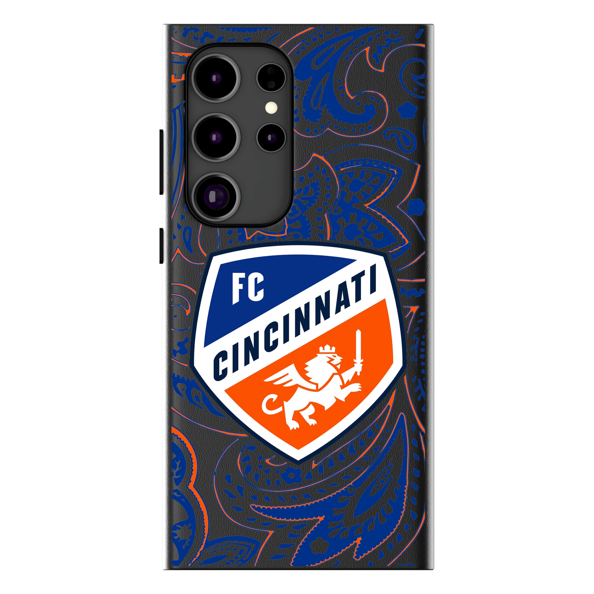 FC Cincinnati Paisley Galaxy MagSafe Compatible Phone Case for Samsung Galaxy