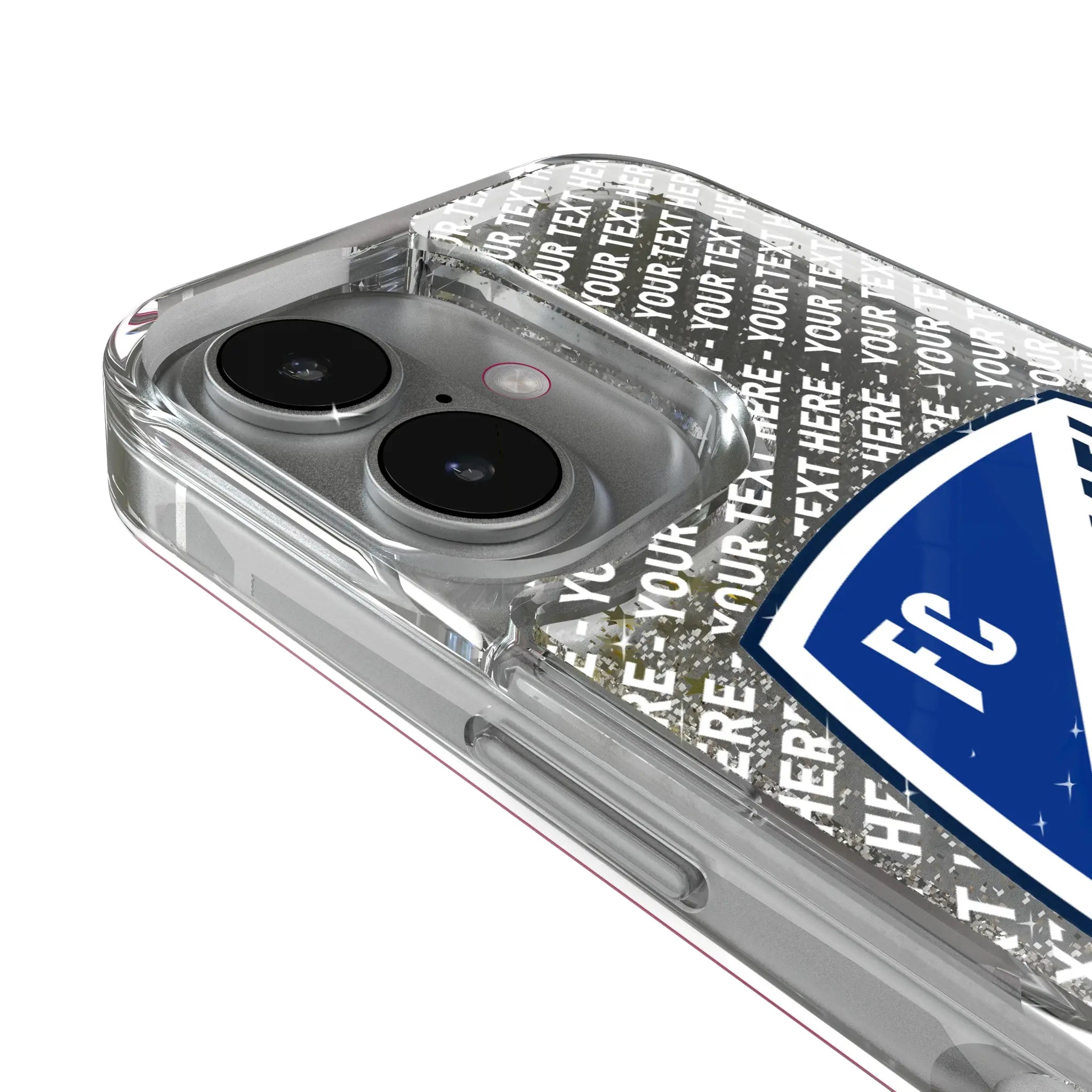FC Cincinnati Personalized EndZone Plus iPhone Glitter Phone Case for Apple iPhone - Detail