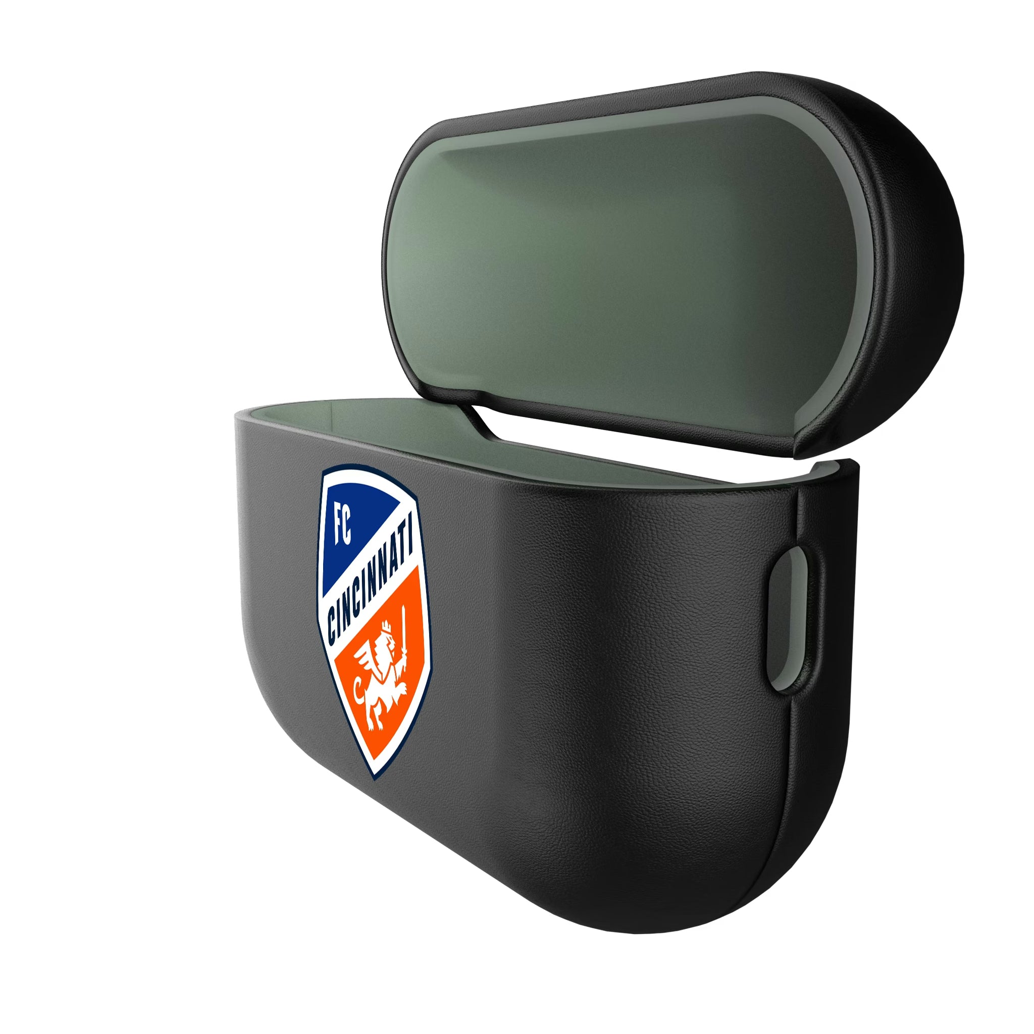 FC Cincinnati Personalized Insignia AirPods AirPod Case Cover - Isometric View#Device_AirPods Pro 3