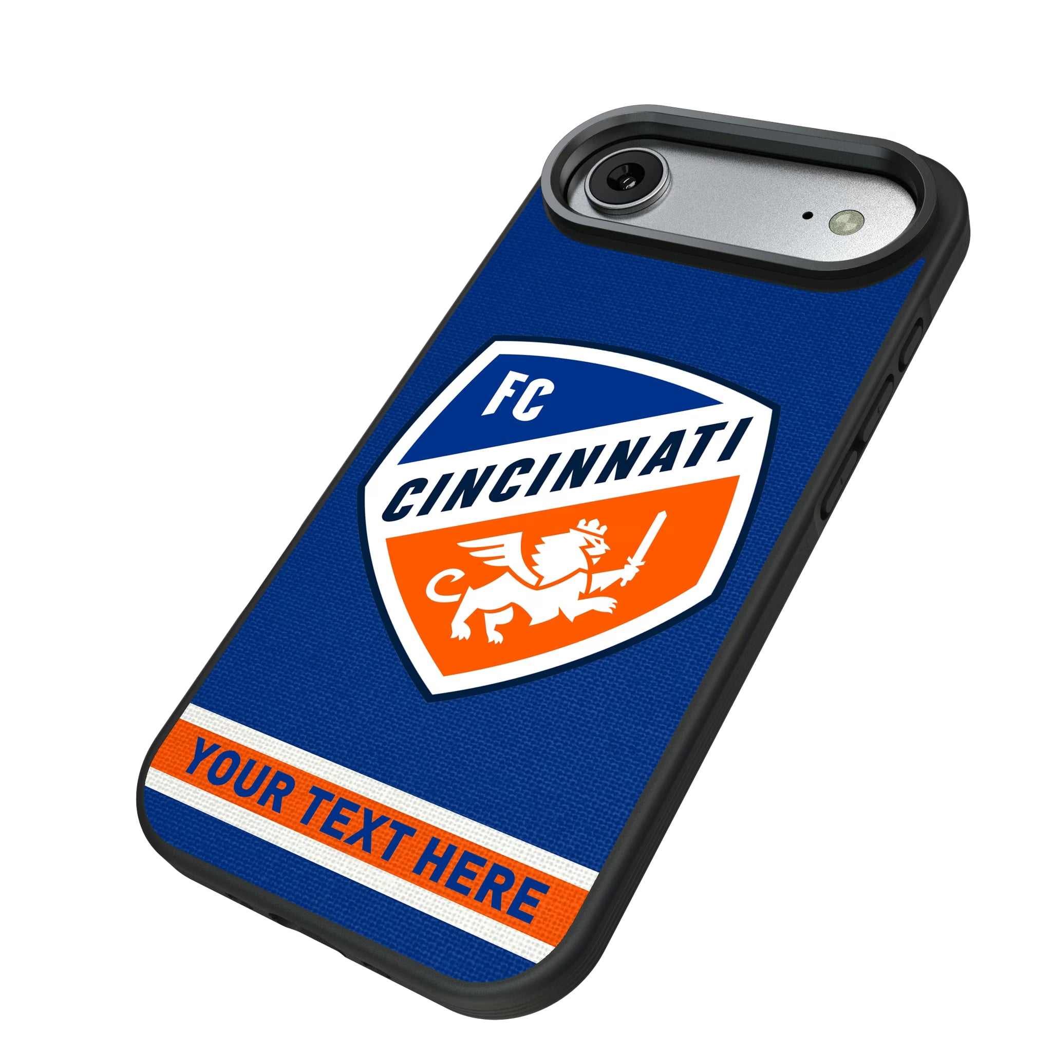 FC Cincinnati Personalized Stripe iPhone Bump Phone Case for Apple iPhone - Isometric View#Device_iPhone Air