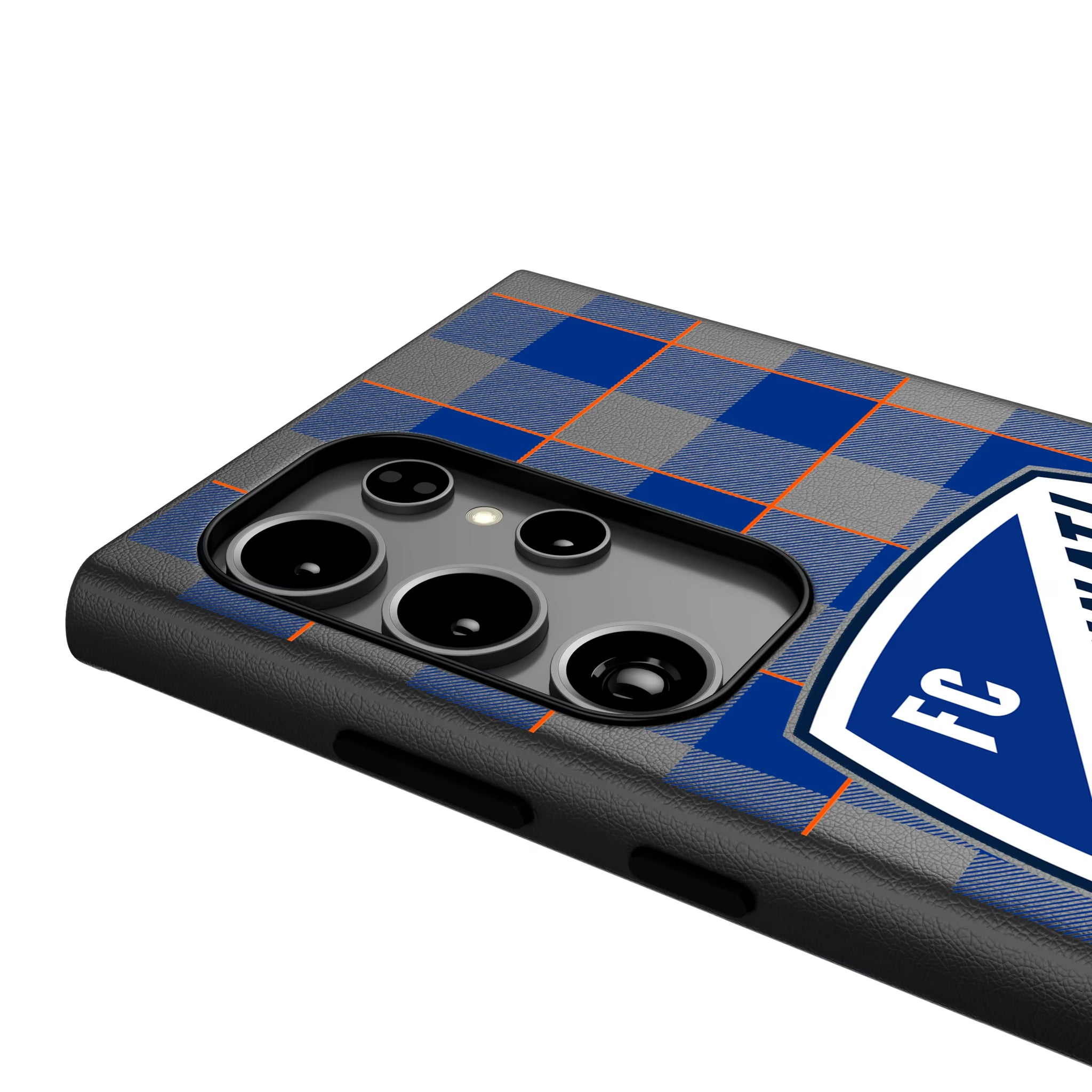 FC Cincinnati Plaid Galaxy MagSafe Compatible Phone Case for Samsung Galaxy - Detail