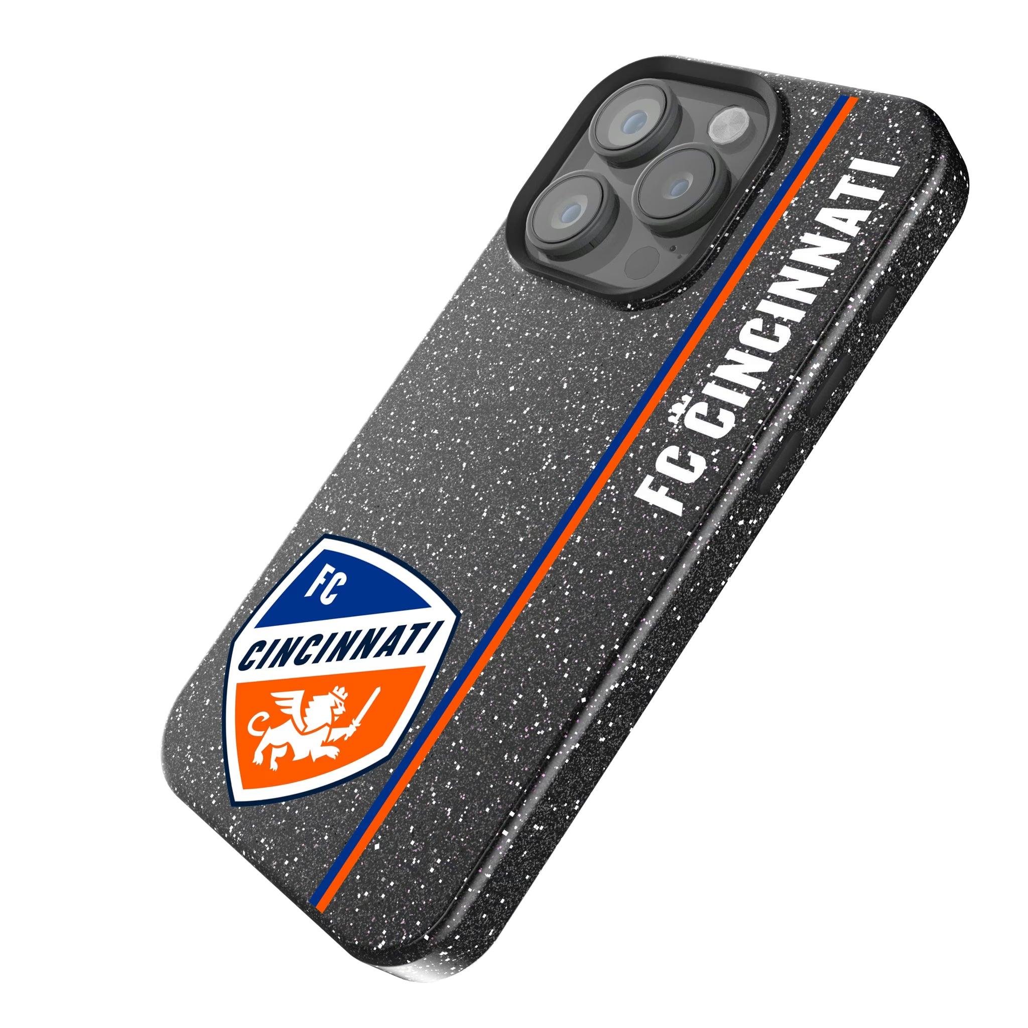 FC Cincinnati Sidebar iPhone Bling Phone Case for Apple iPhone - Isometric View