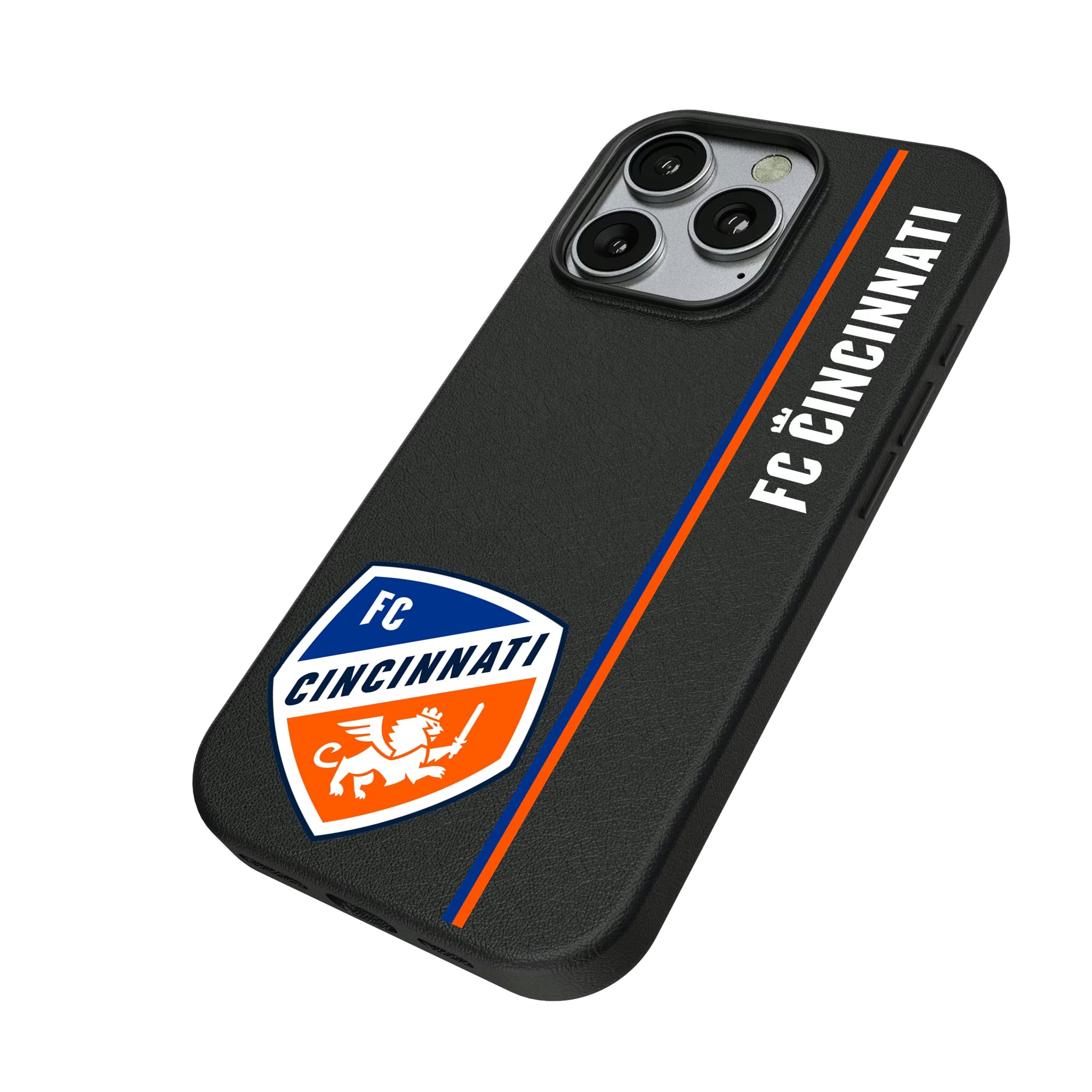 FC Cincinnati Sidebar iPhone MagSafe Compatible Phone Case for Apple iPhone - Isometric View
