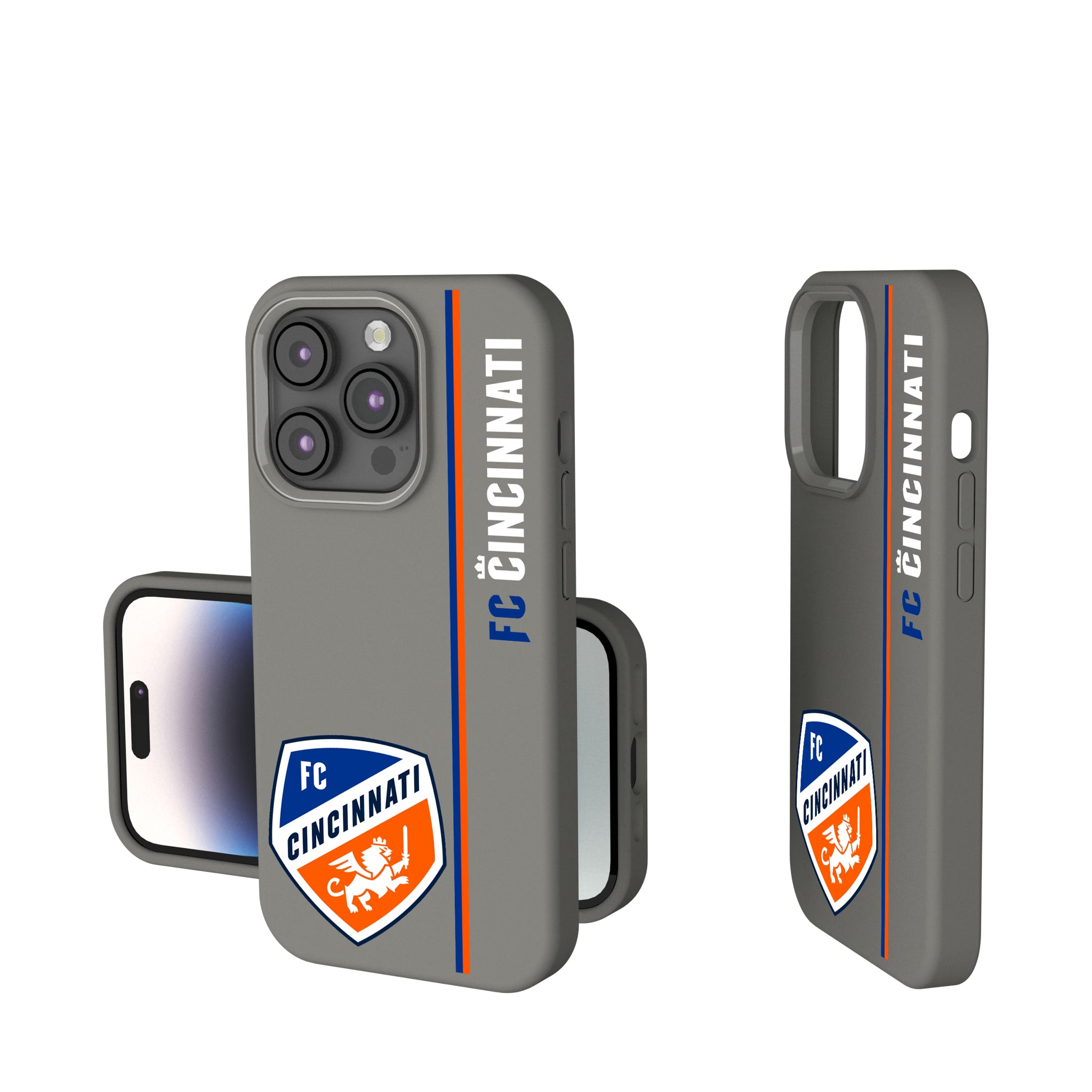 FC Cincinnati Sidebar iPhone Soft Touch Phone Case for Apple iPhone