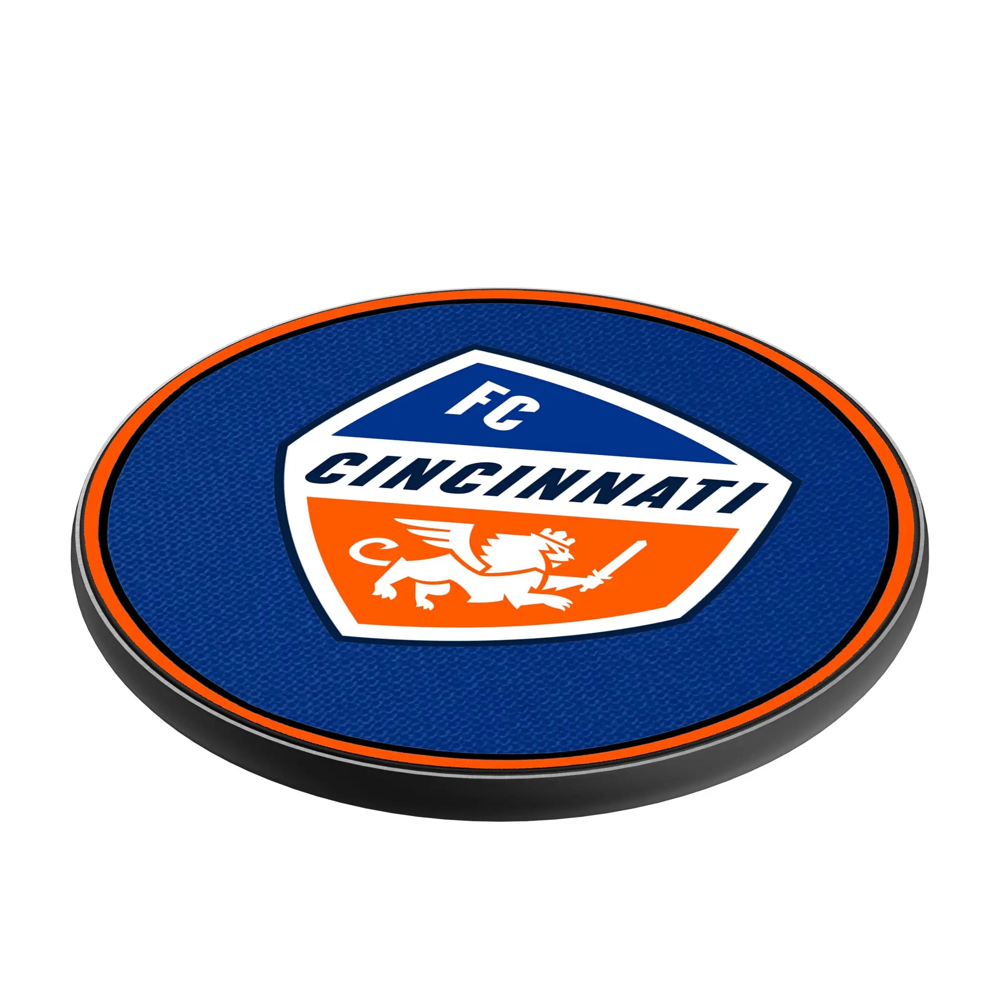 FC Cincinnati Solid 15-Watt Wireless Charger - Isometric View