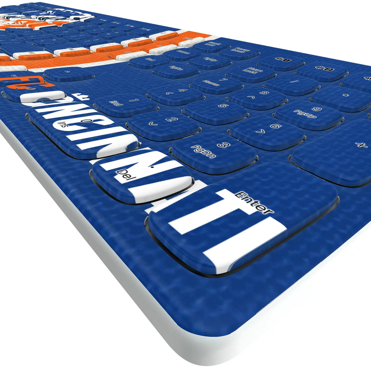 FC Cincinnati Stripe KKB605 Curved Wireless Keyboard - Detail